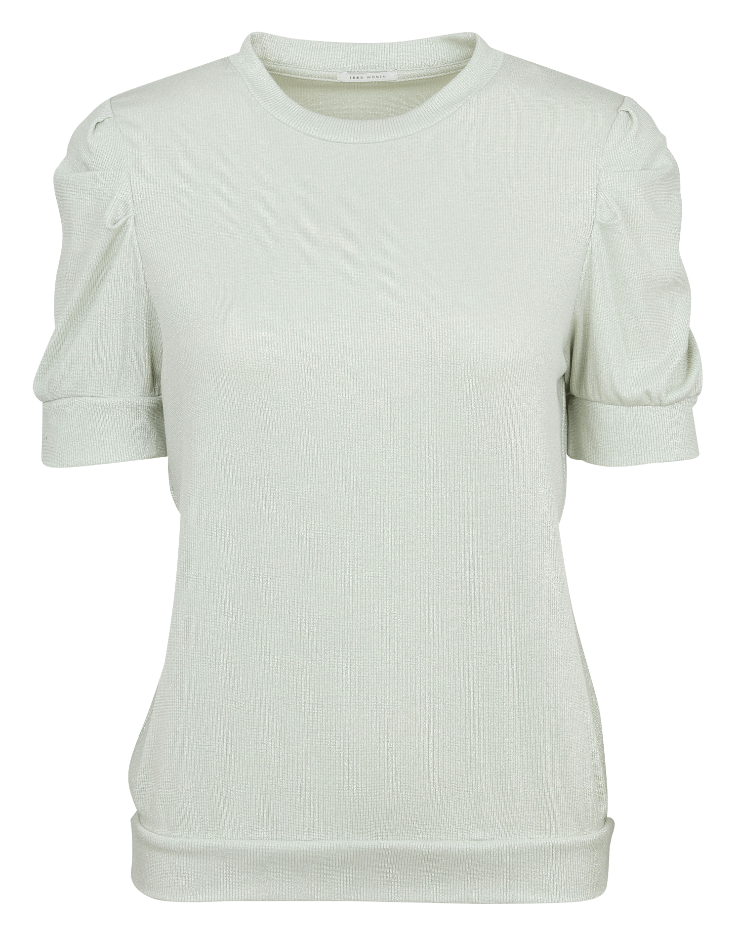 Pull droit col rond pailleté IKKS Vert