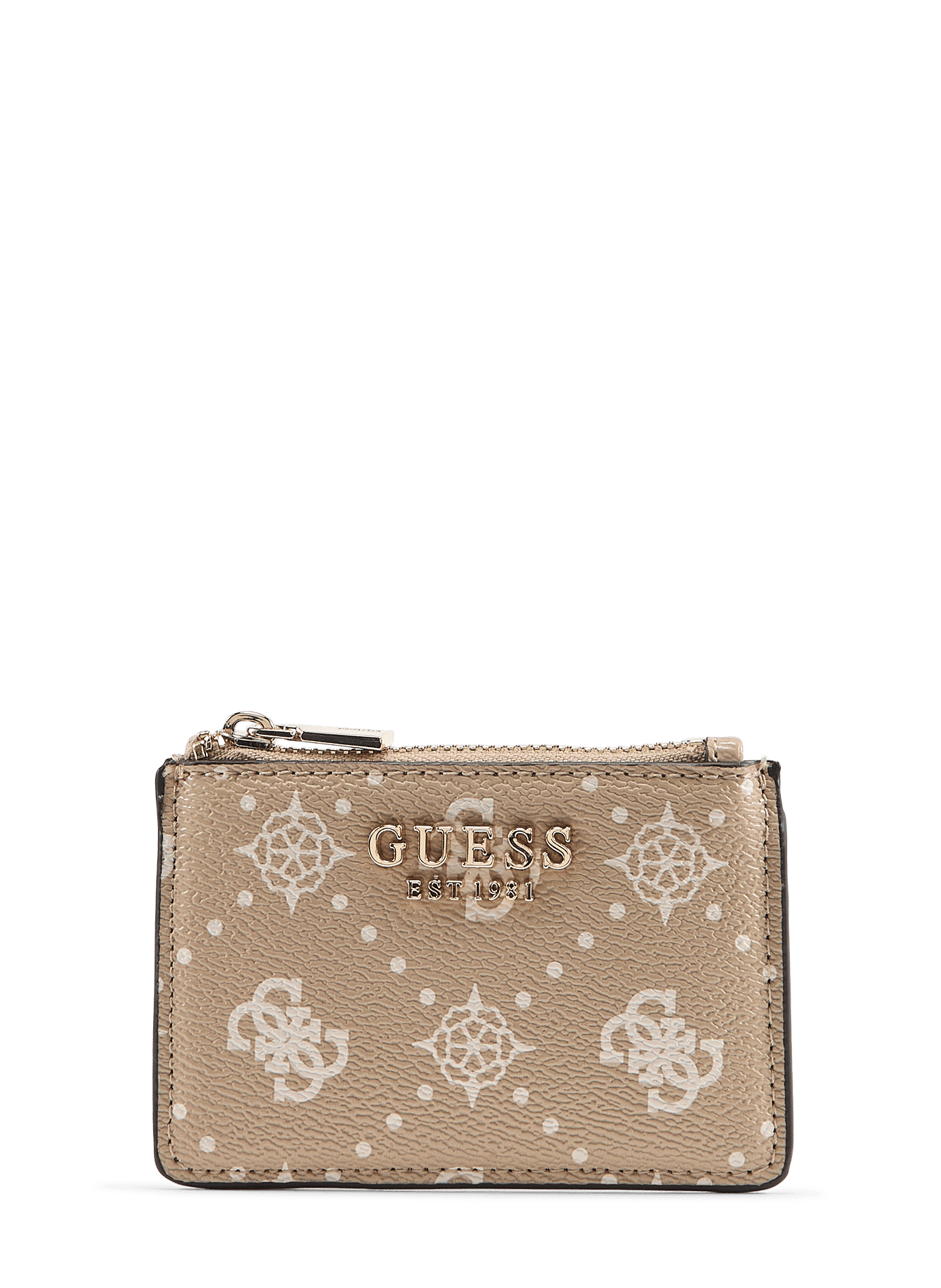Printed zip card holder GUESS Multicolour