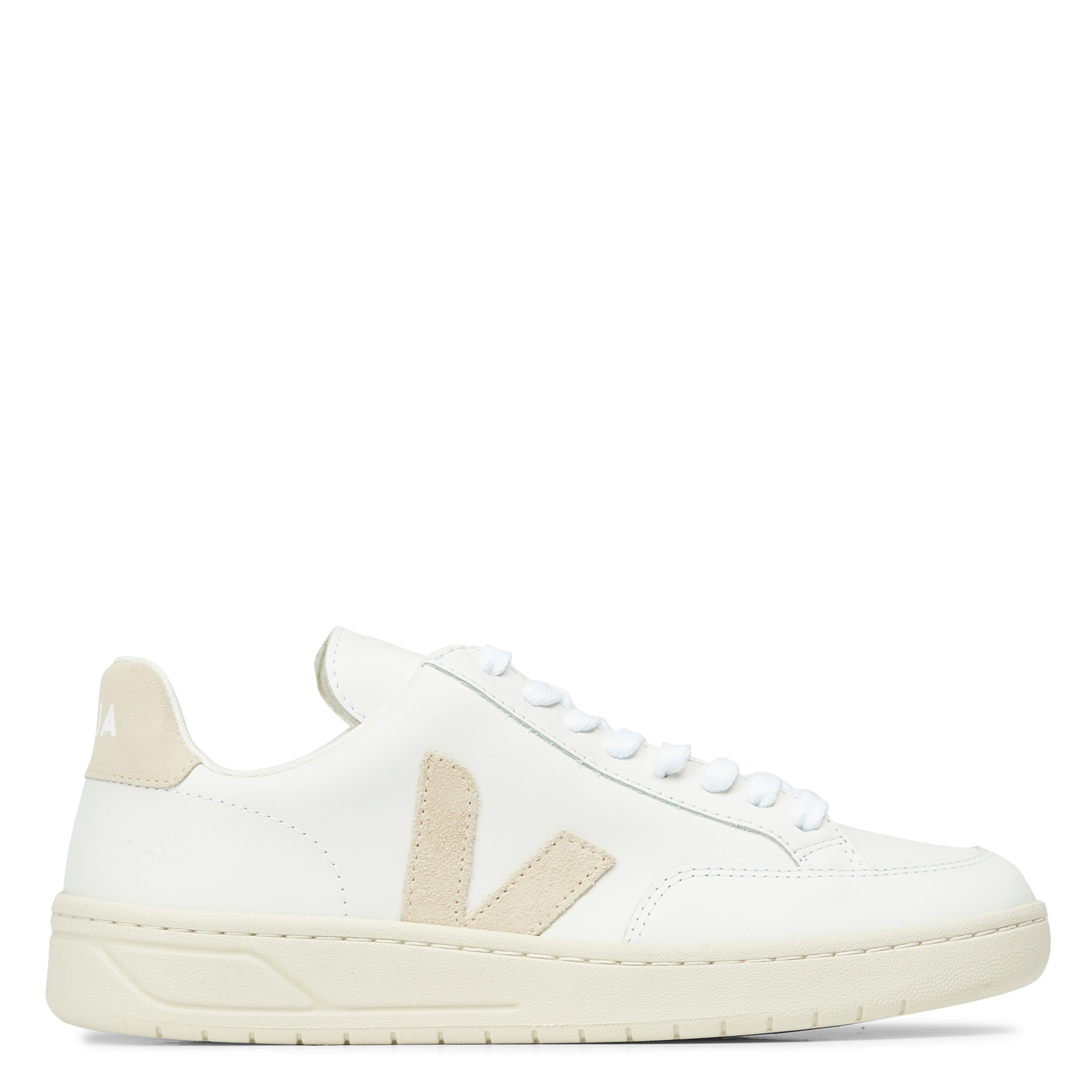 Veja v-12 en cuir v-12 VEJA Blanc