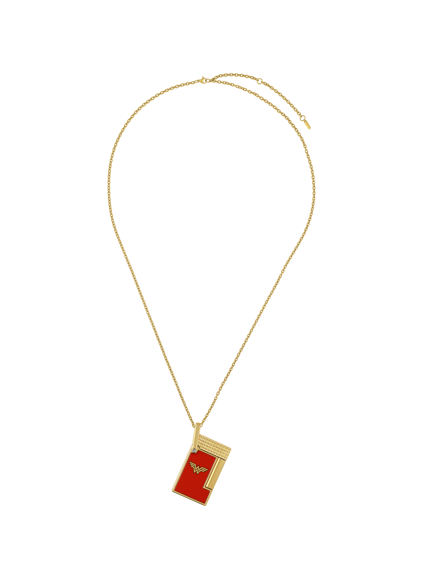 Aansteker halsketting Diamanten punt S.T. DUPONT Veelkleurig