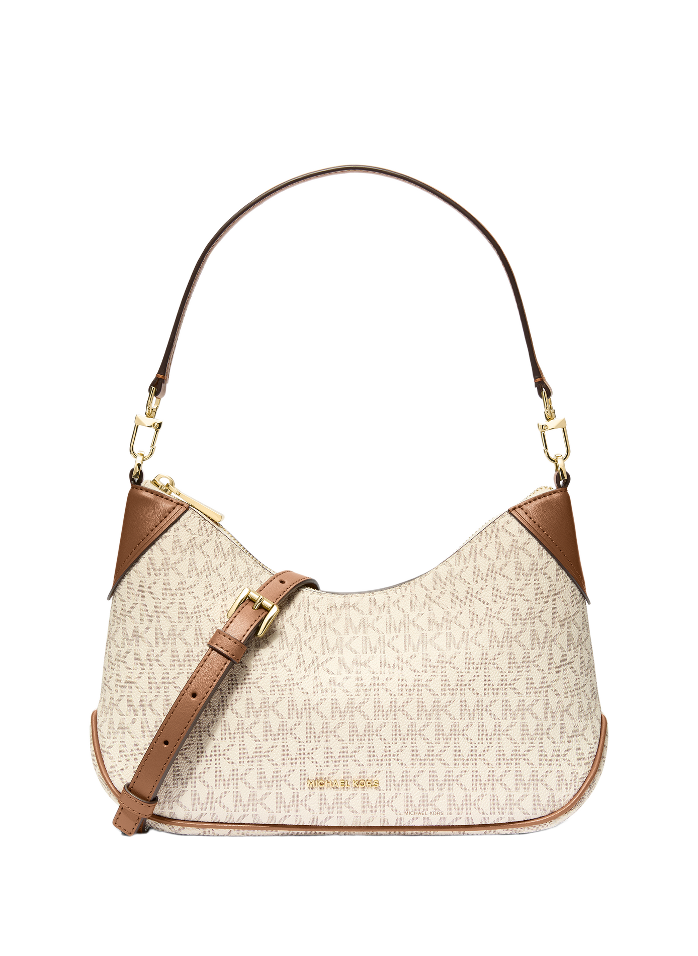 sac porté épaule Jet Set Medium à monogramme MICHAEL KORS Beige