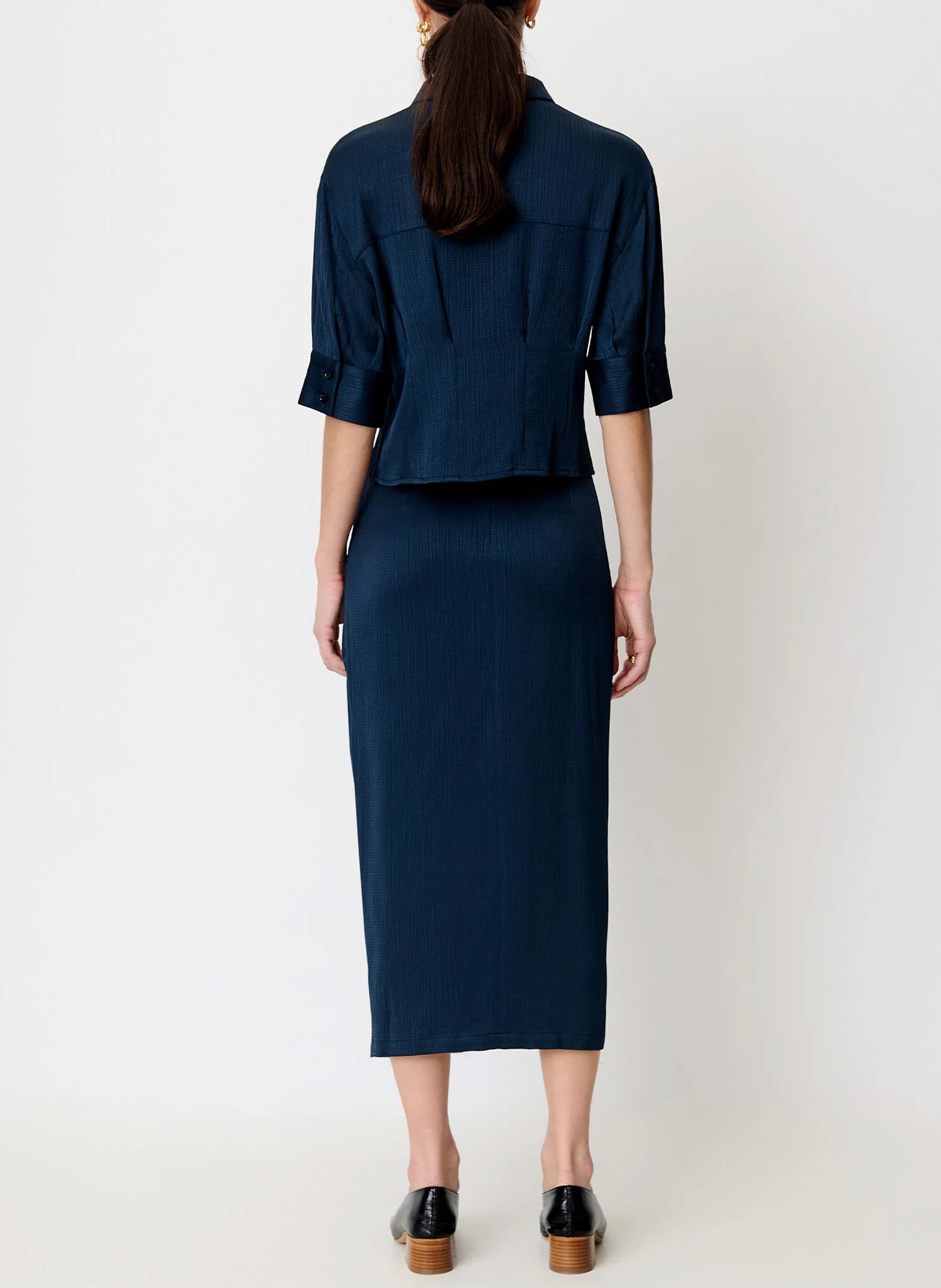 Chemise ample col classique darcy SESSUN Bleu
