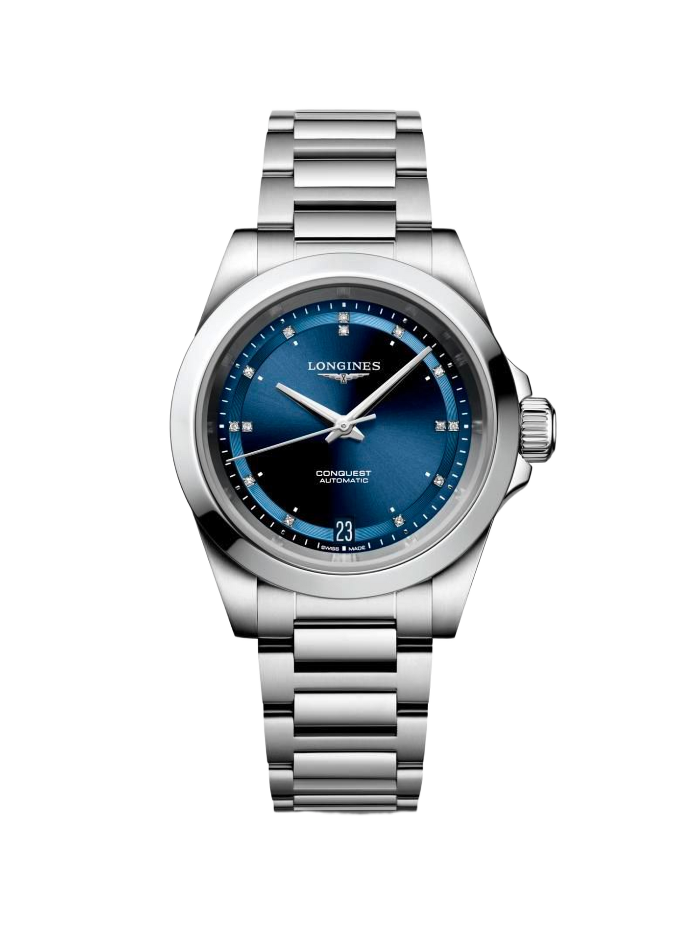 Montre automatique Conquest 2023 en acier inoxydable