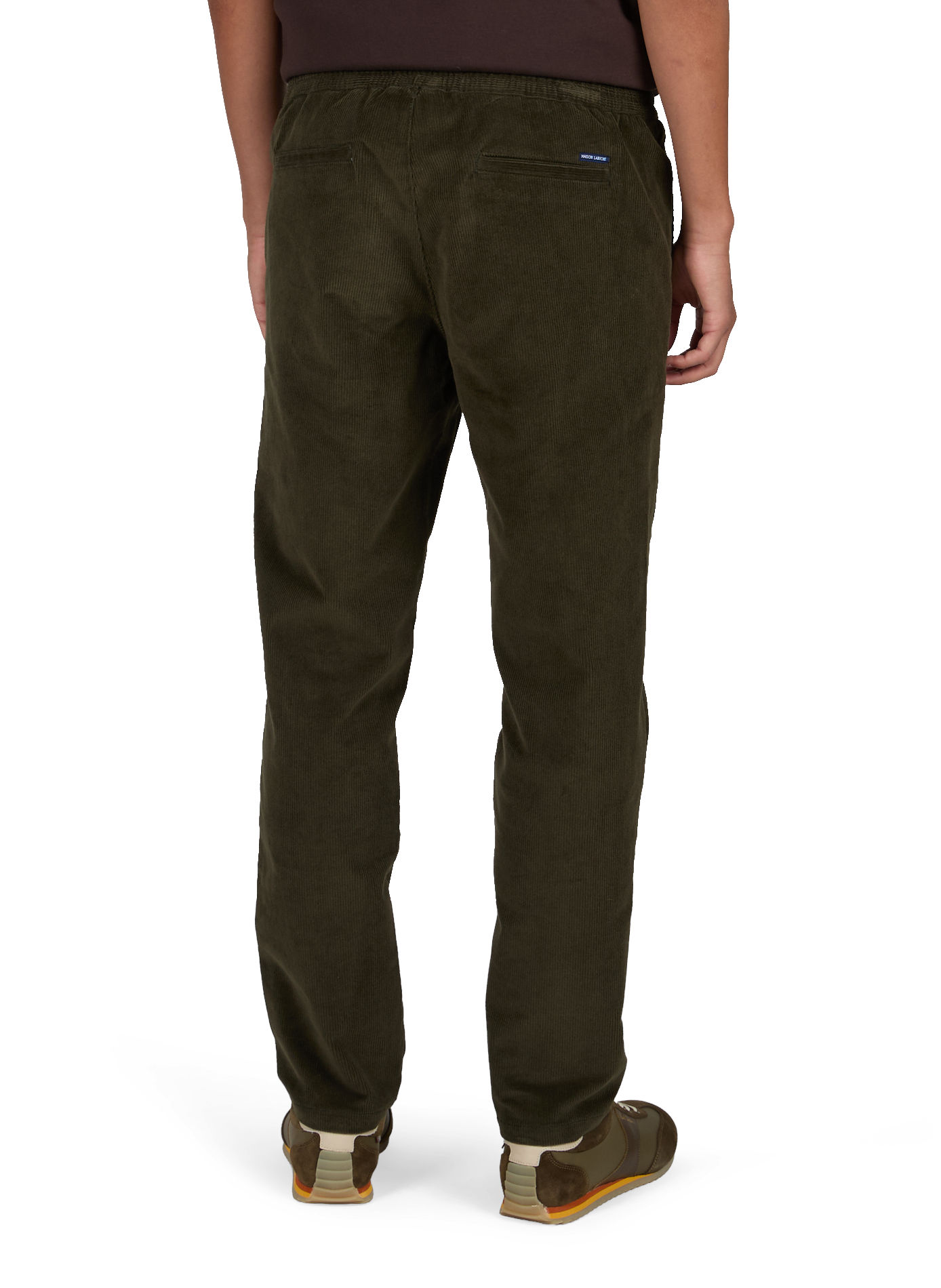 Pantalon droit en coton mélangé MAISON LABICHE Vert