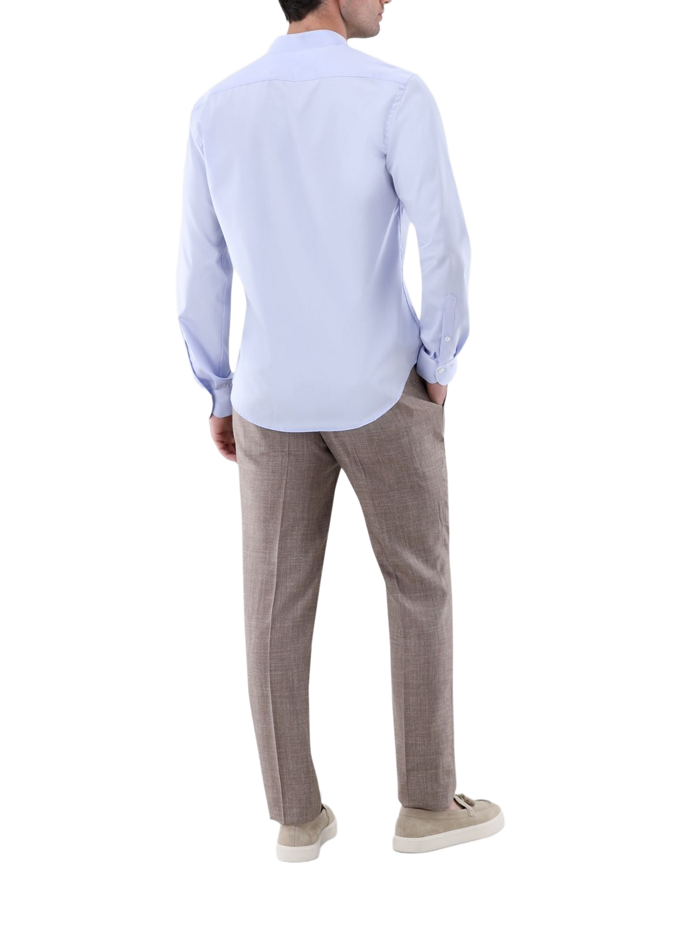 Slim-fit cotton shirt VAN LAACK Blue