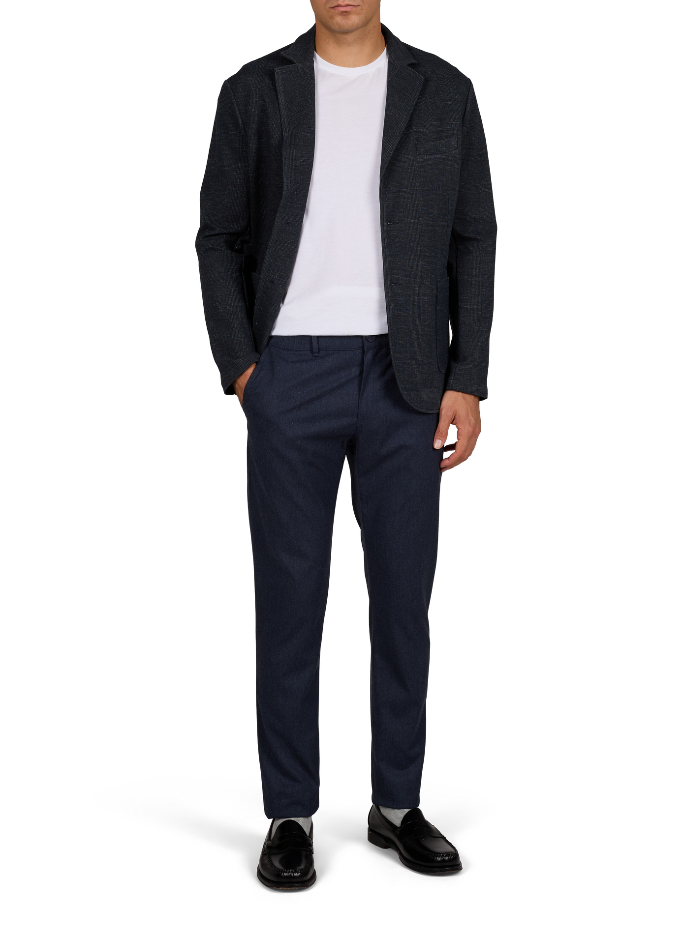 Straight printed blazer 1789 CALA Blue