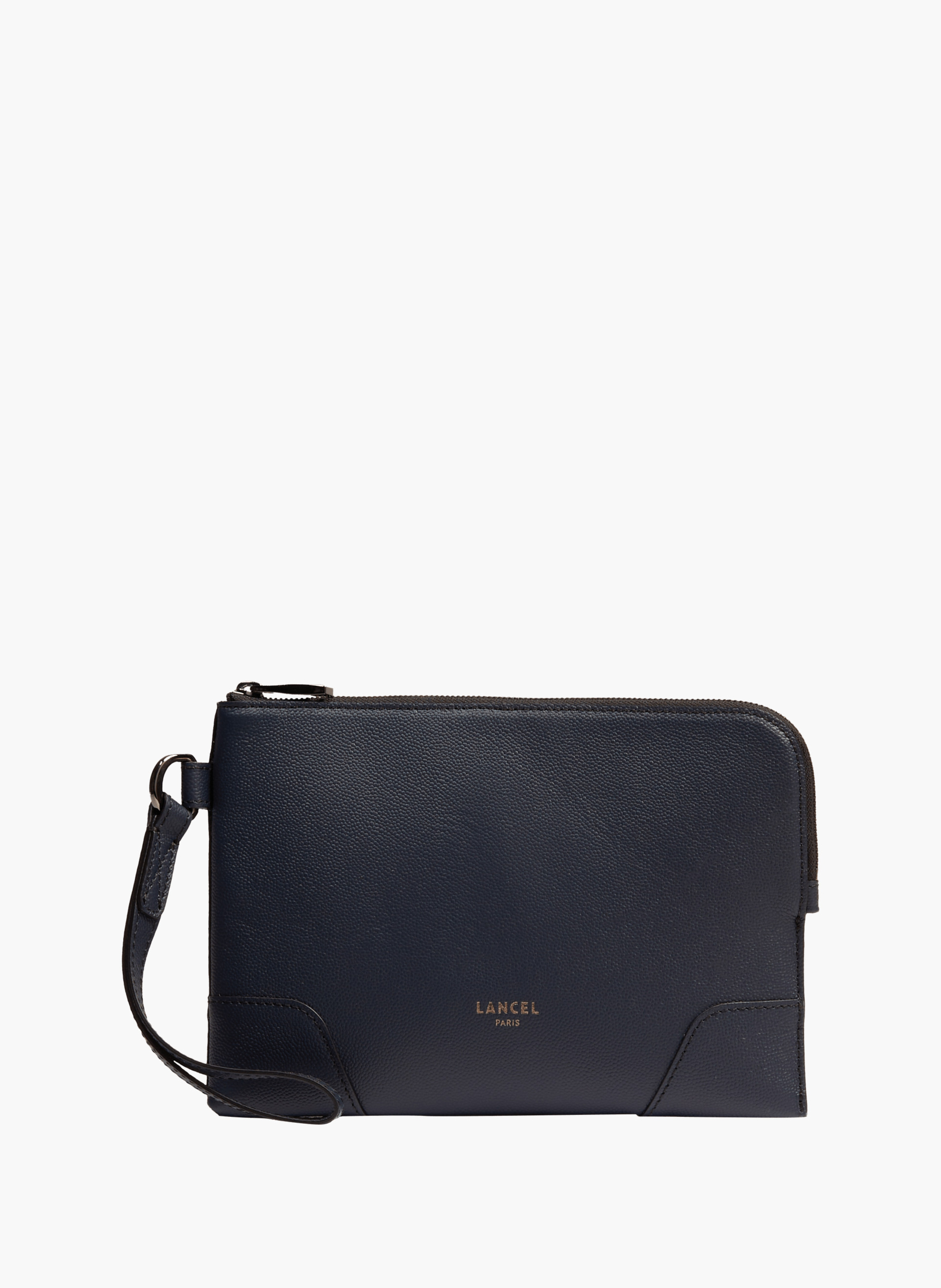 Pochette zippée s charlie de lancel en cuir LANCEL Bleu