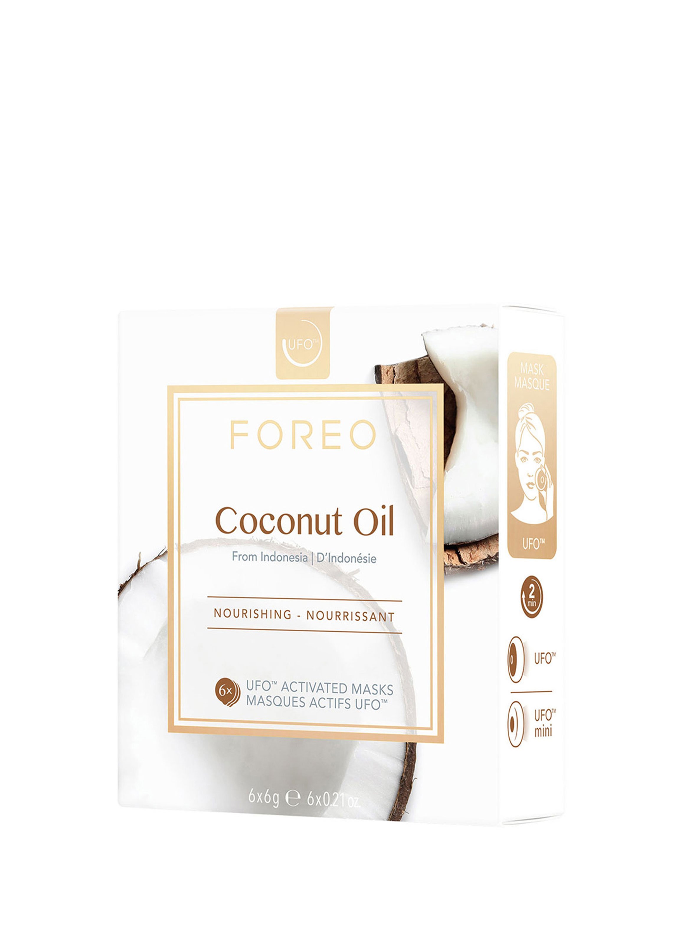 Farm To Face Masks - Ufo Mask Coconut Oil X 6 - Soin Visage