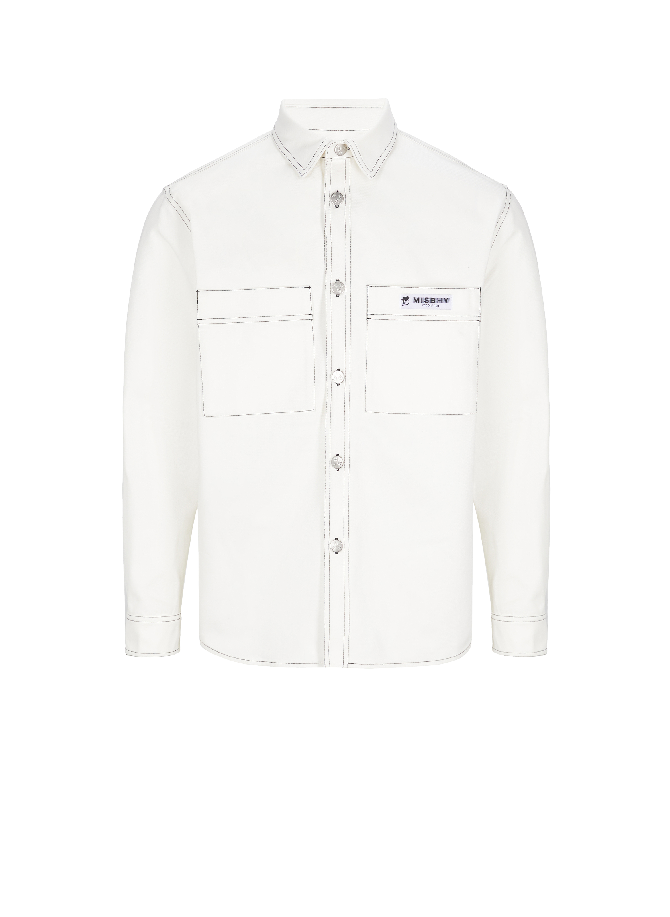 Surchemise boutonnée en denim