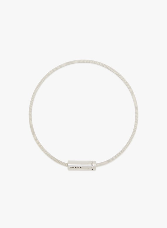 Bracelet câble 7g en argent brossé | Argent by LE GRAMME Bracelet câble 7g en argent brossé Argent