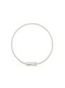 Bracelet câble 7g en argent brossé | Argent by LE GRAMME LE GRAMME Bracelet câble 7g en argent brossé | Argent