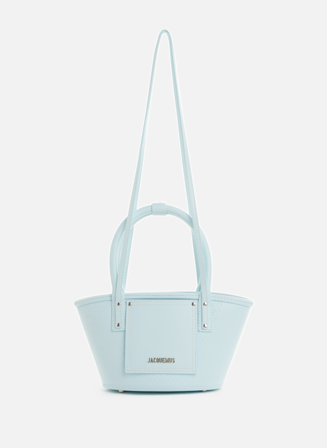 The small Soli leather basket JACQUEMUS