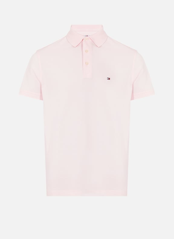 Short-sleeved polo shirt Pink by TOMMY HILFIGER TOMMY HILFIGER Short-sleeved polo shirt Pink