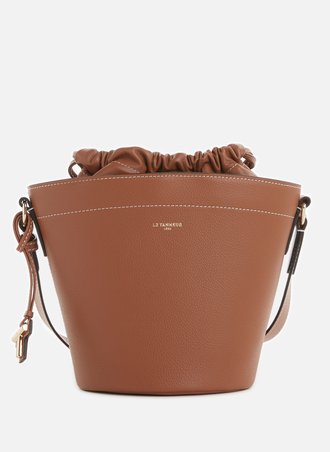 Gisèle leather bucket bag LE TANNEUR