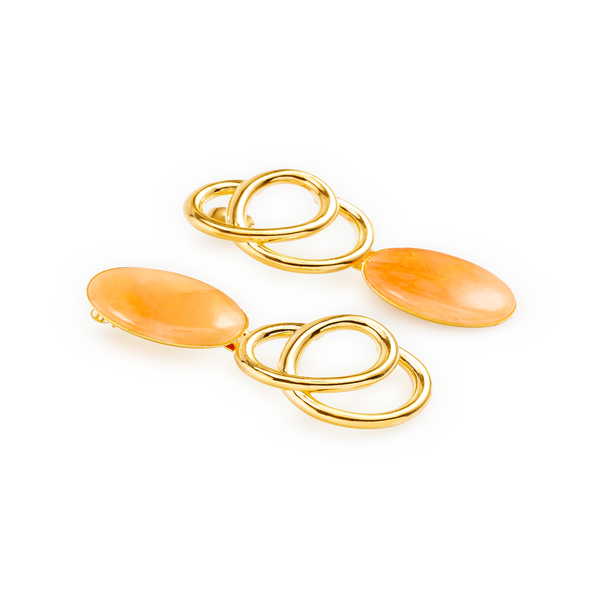 D'estree Gold-plated Brass Earrings
