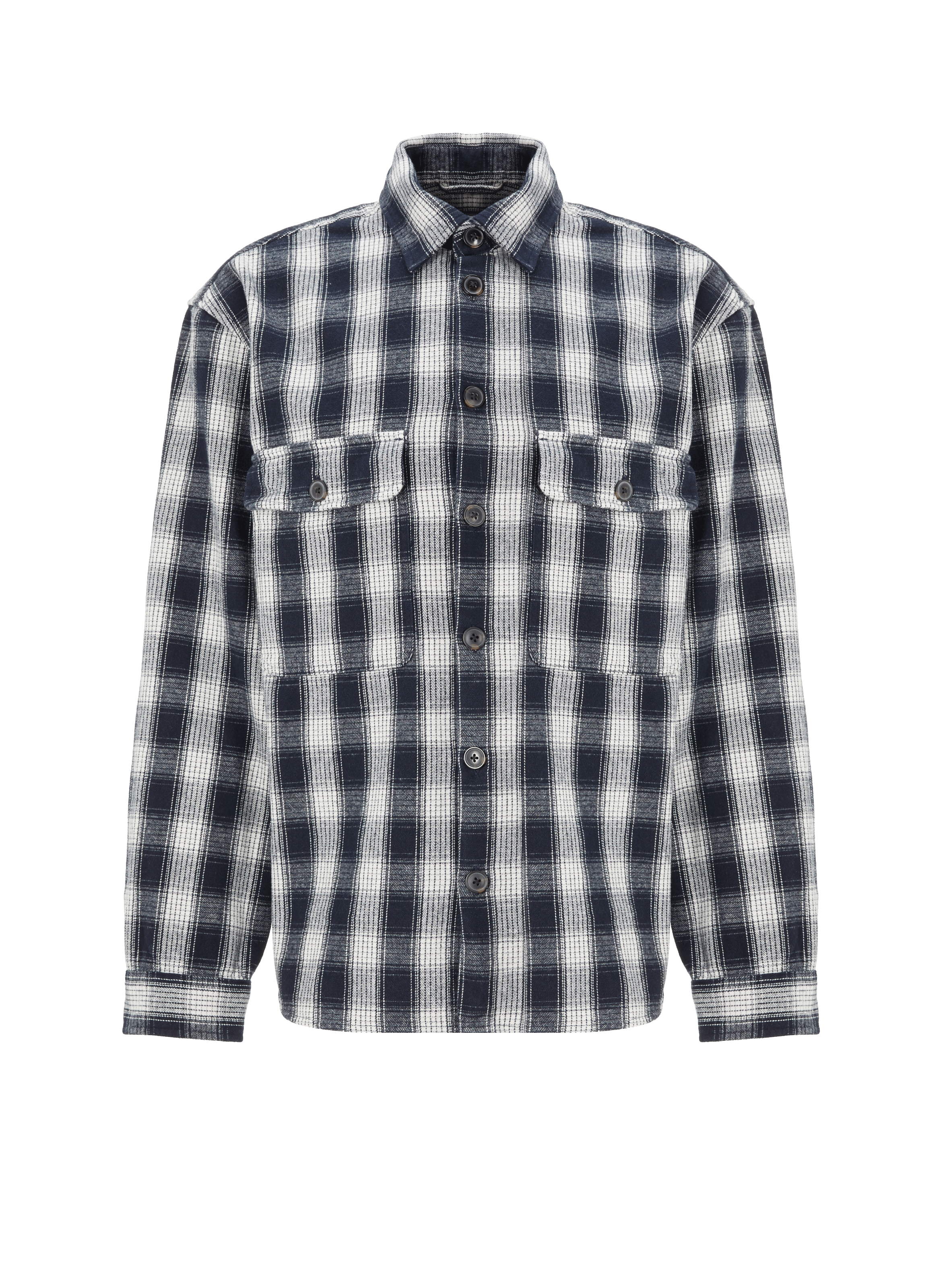 Chemise à carreaux en coton