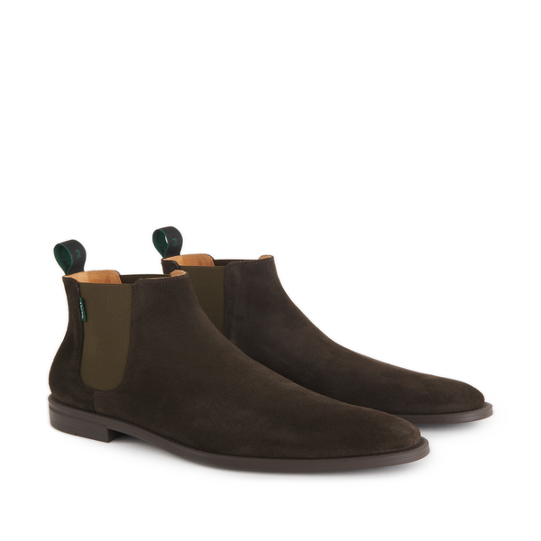 Paul Smith Cédric Leather Ankle Boots In Brown