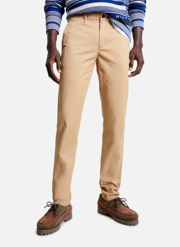 TOMMY HILFIGER Cotton chino trousers Beige