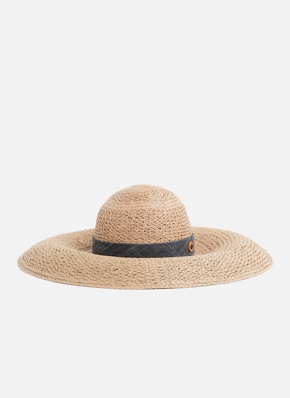 Pink straw hat Multicolour by DORIA 1905 DORIA 1905 Pink straw hat Multicolour