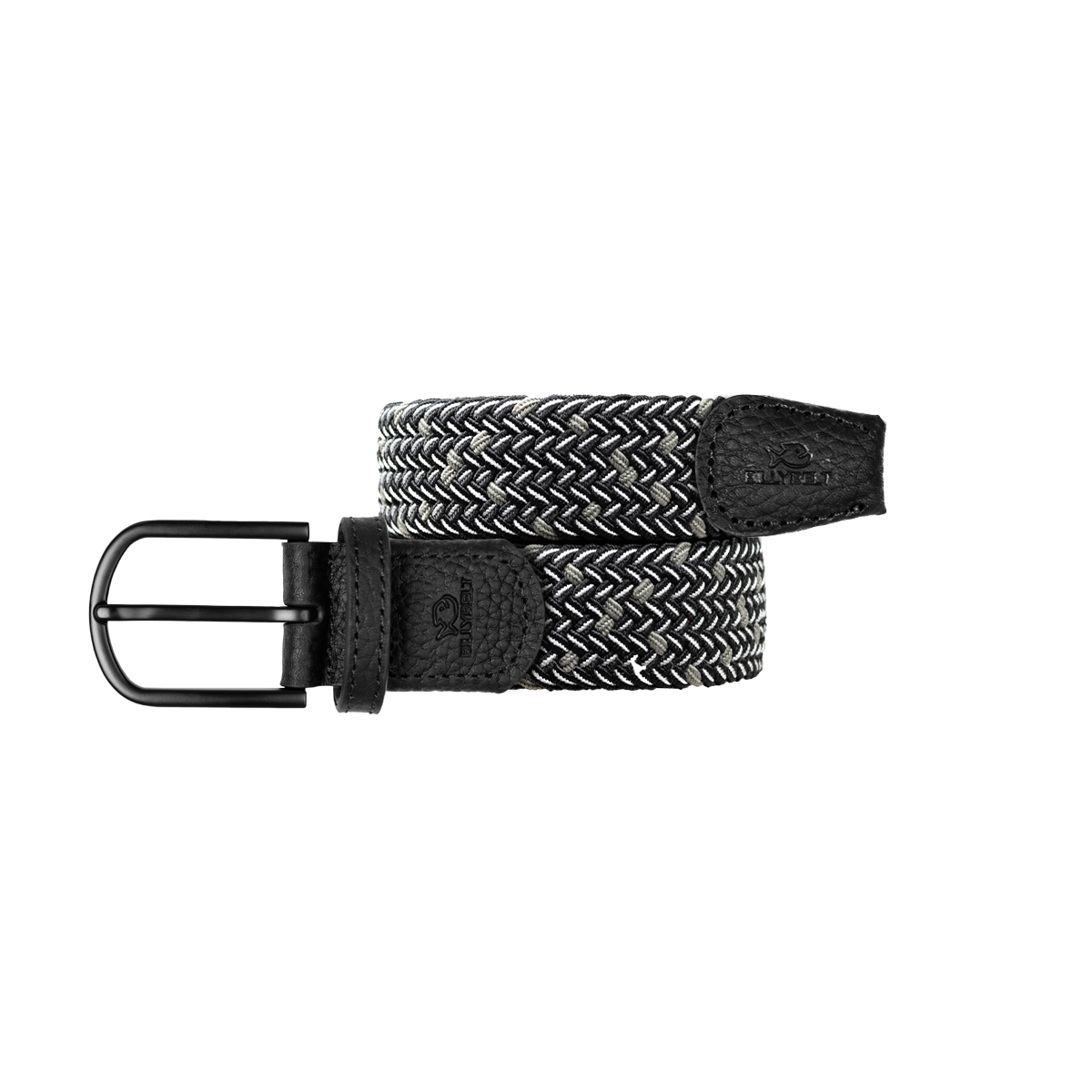 BILLYBELT Ceinture tressée élastique multicolore Bleu