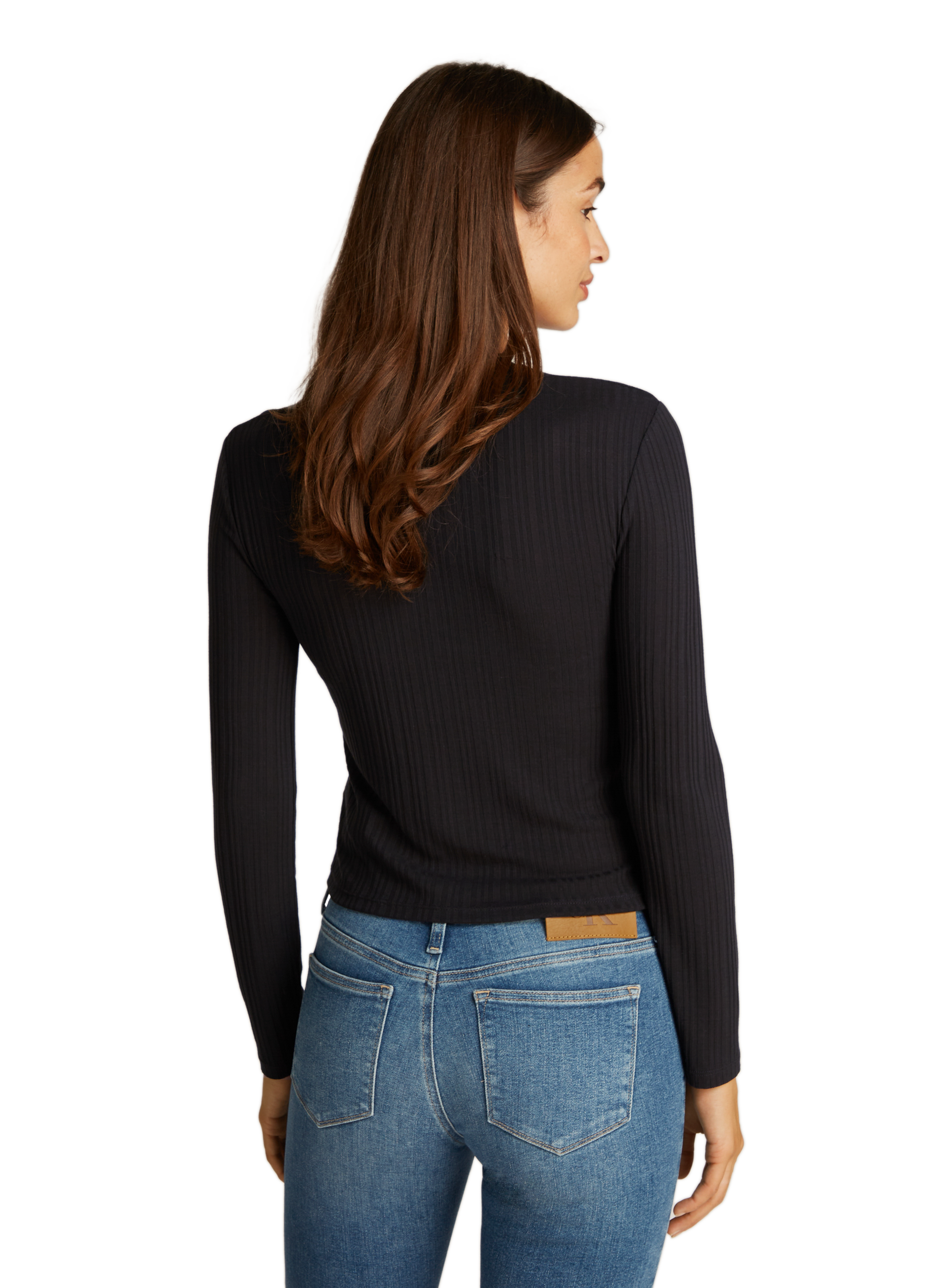 Top manches longues  CALVIN KLEIN Noir