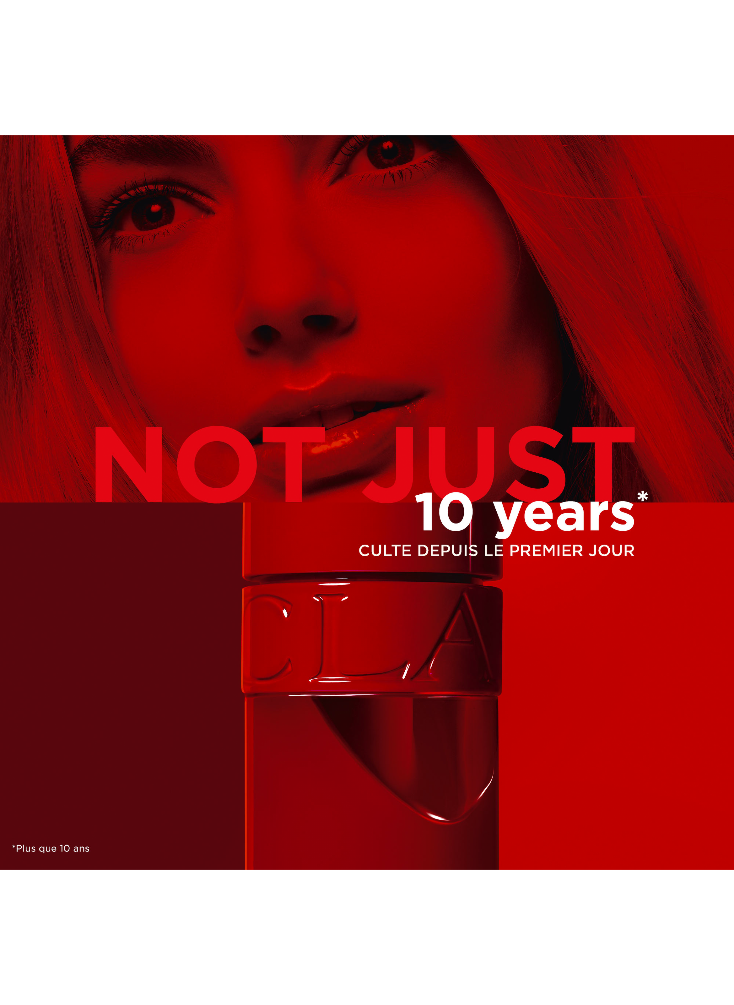 Limited Edition 10th Anniversary Lip Comfort Oil CLARINS 54 iconic red