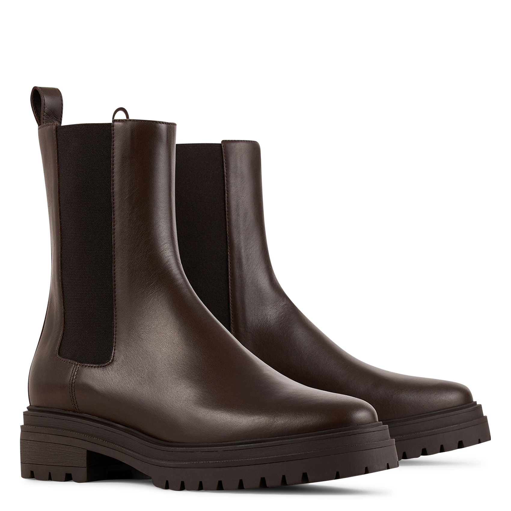 Coda chelsea boots van leer BA&SH Bruin