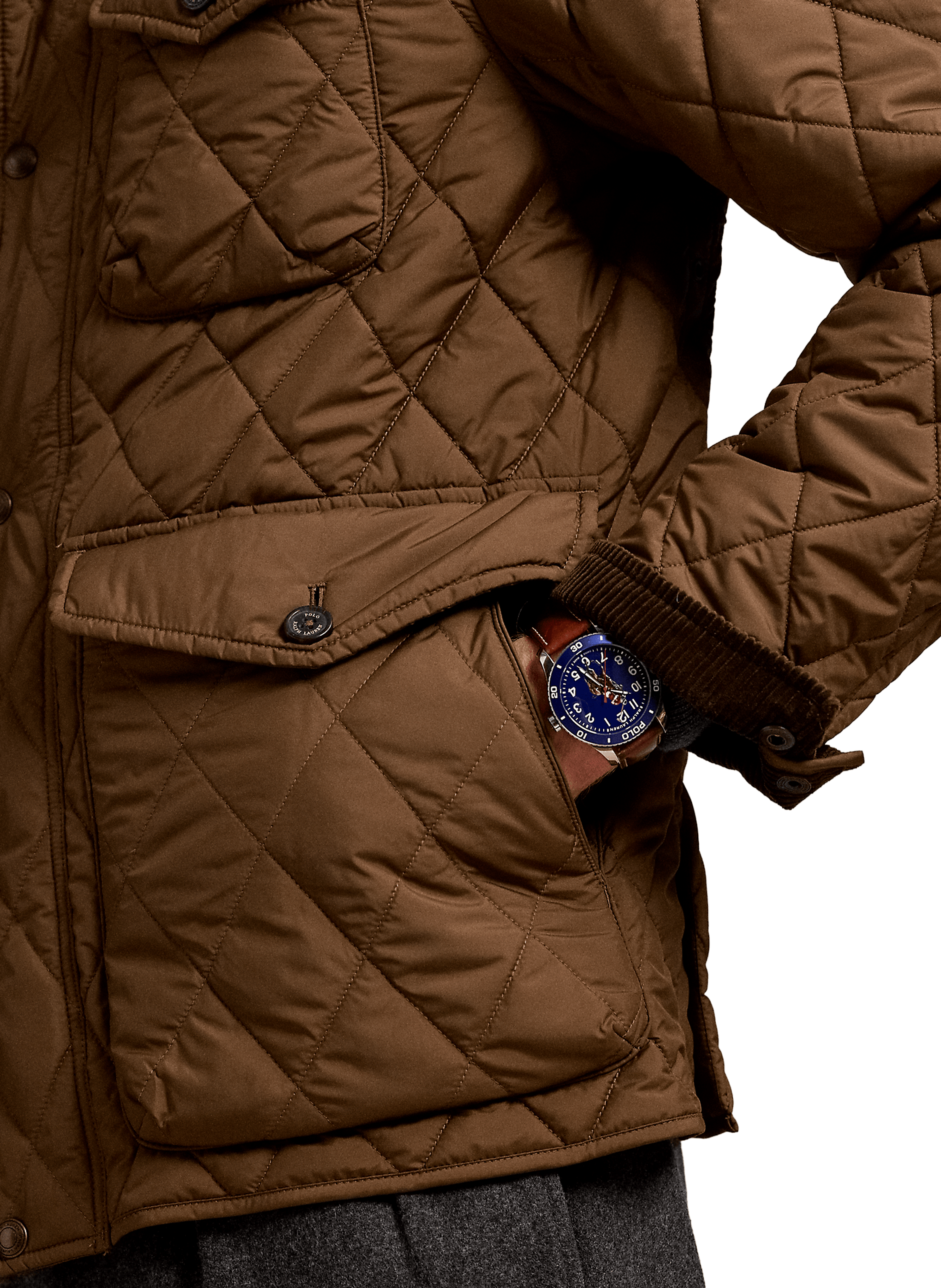 Barbour quilted jacket POLO RALPH LAUREN Beige