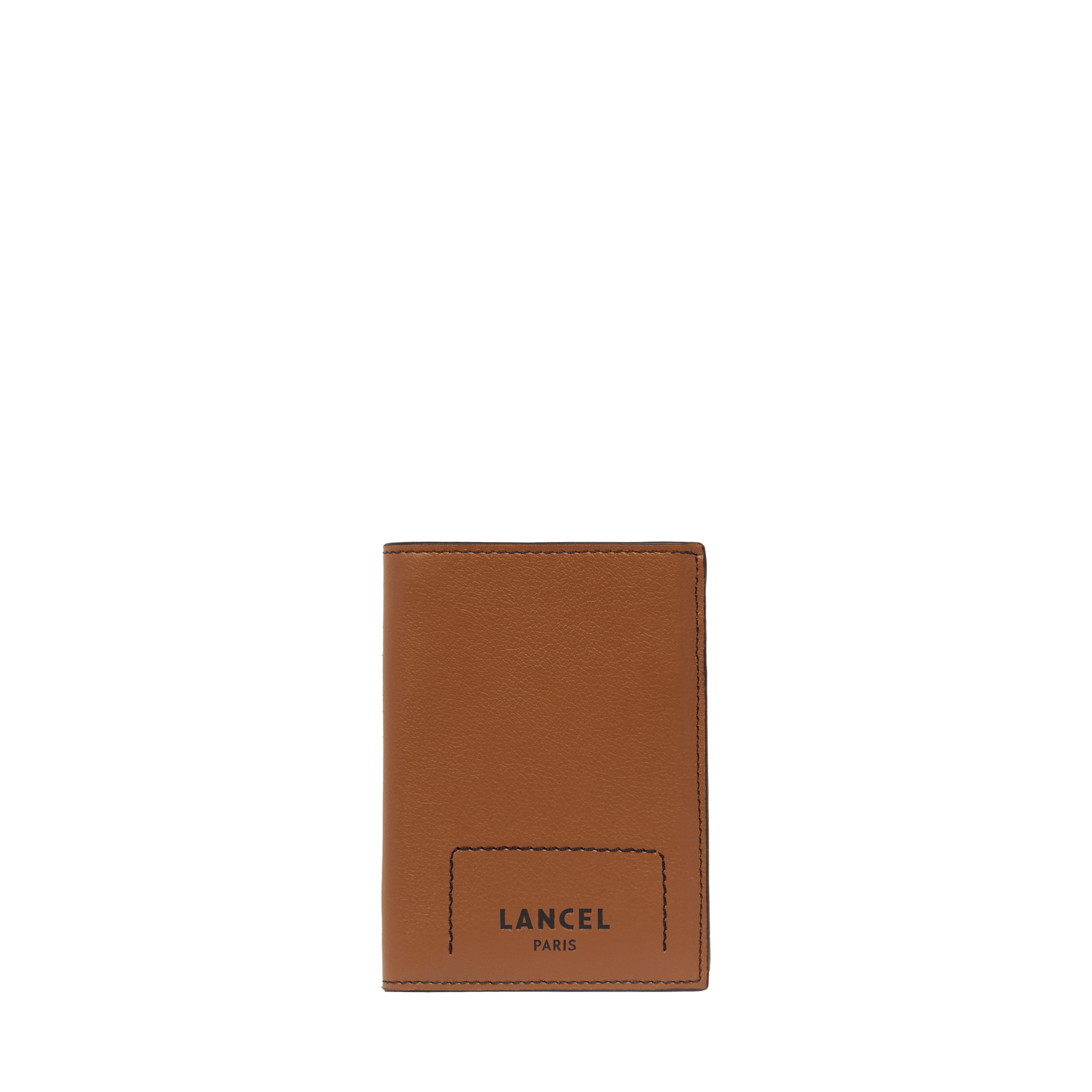 Portefeuille européen en cuir max de lancel LANCEL Marron