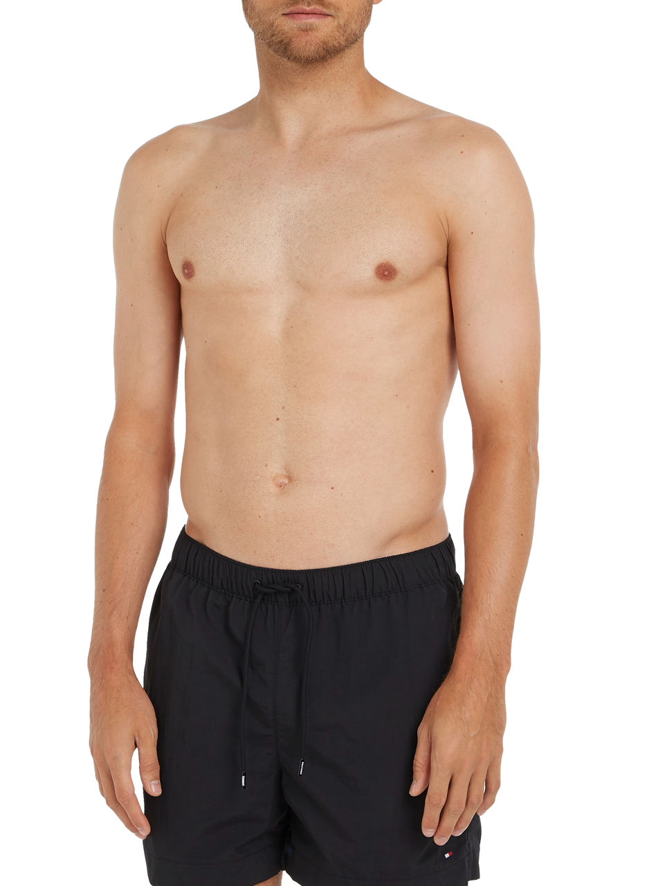 TOMMY HILFIGER Recycled polyamide swim shorts Black