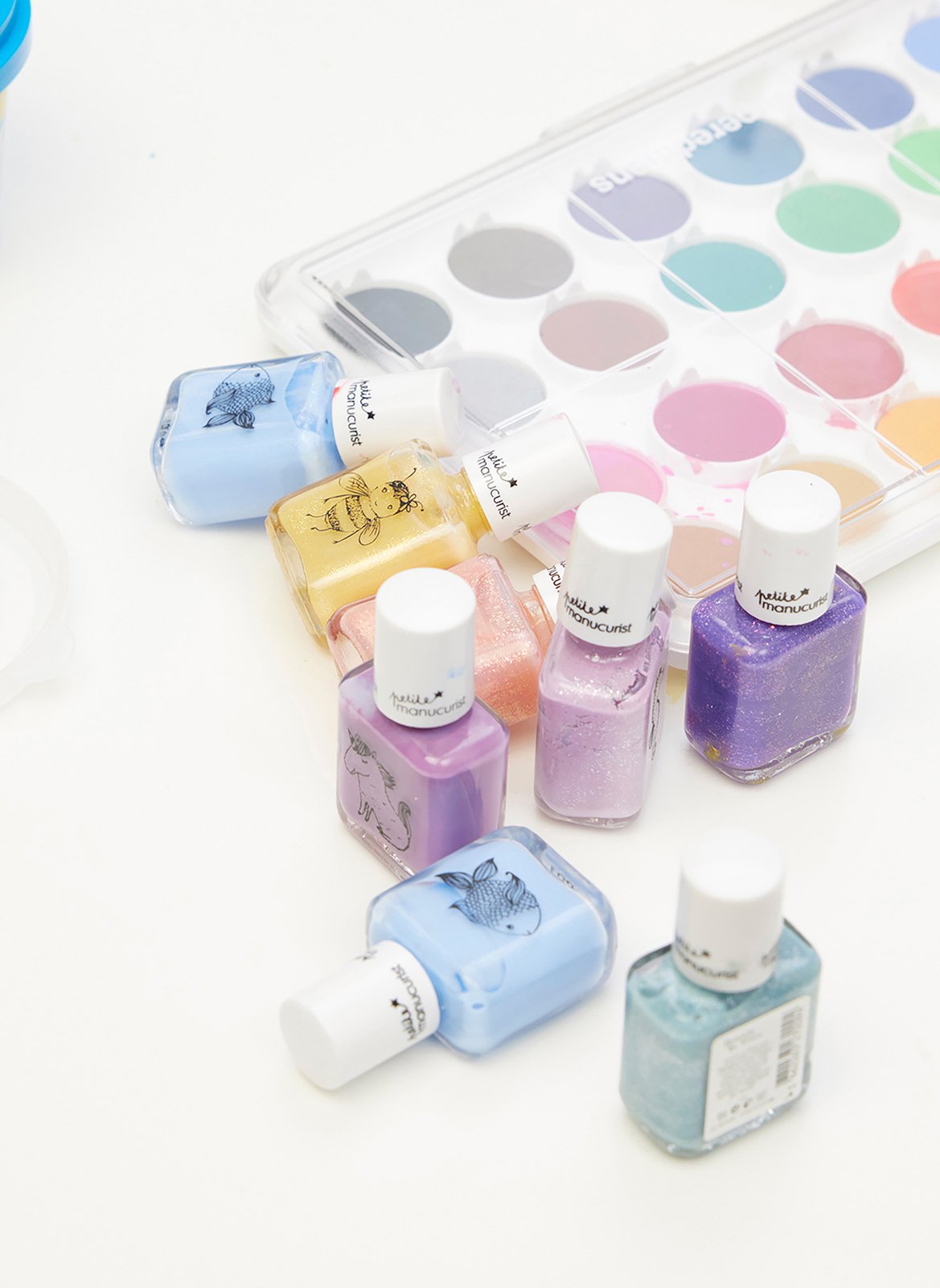 Nail Polish - Bonnie The Mermaid MANUCURIST Bleu pailleté