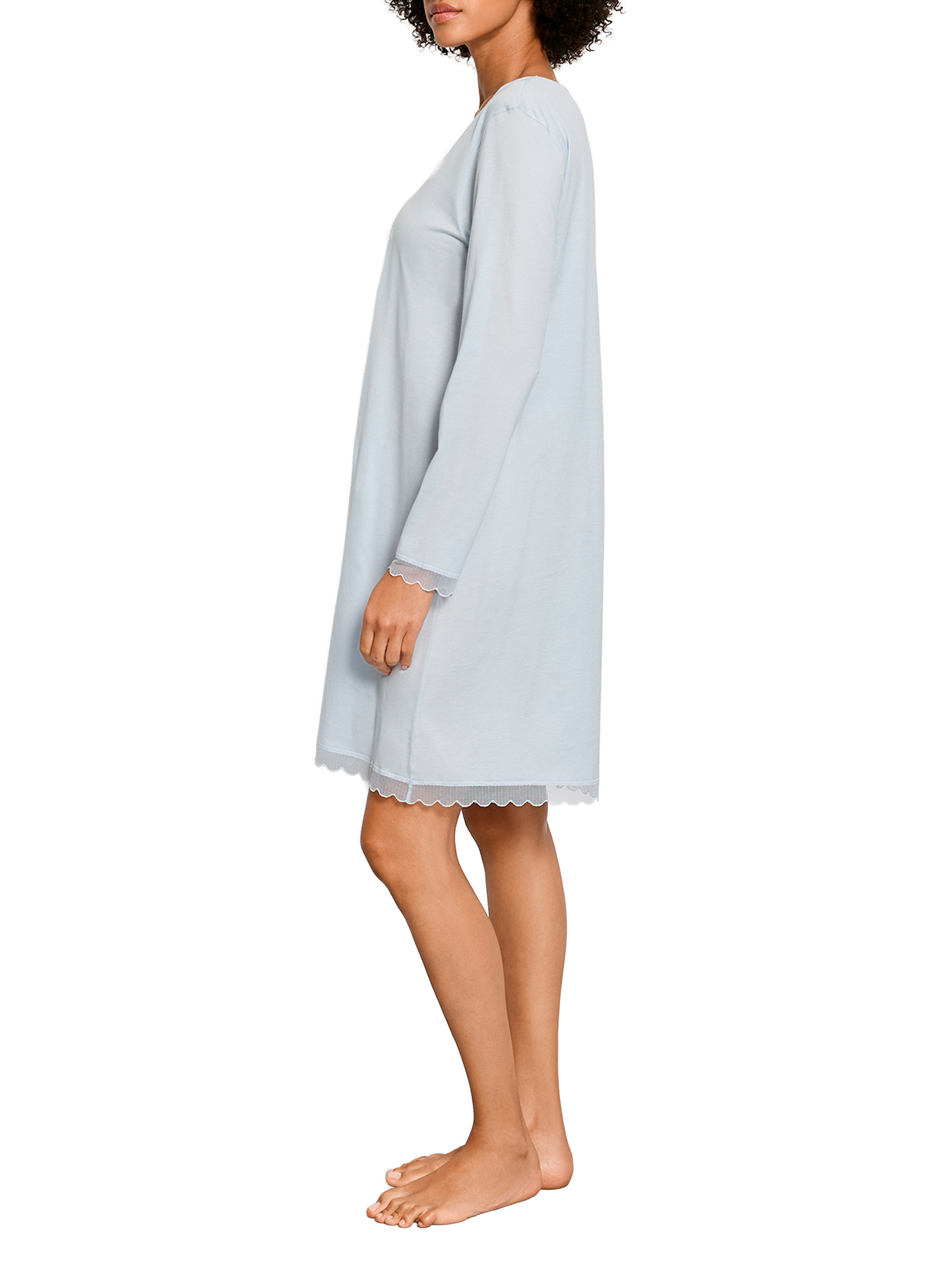Chemise de nuit Inaya en coton HANRO Bleu