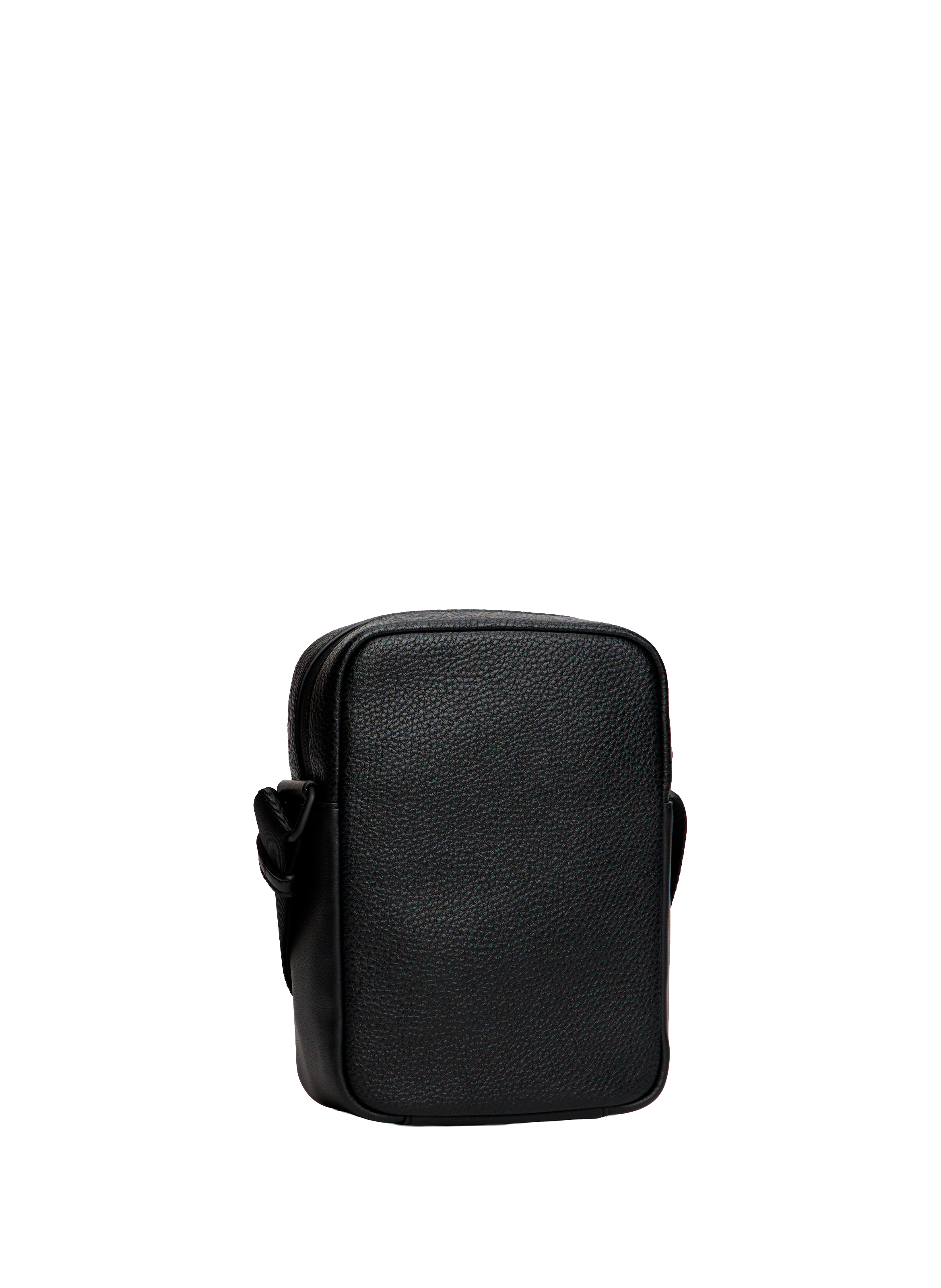 Faux leather crossbody bag TOMMY HILFIGER Black