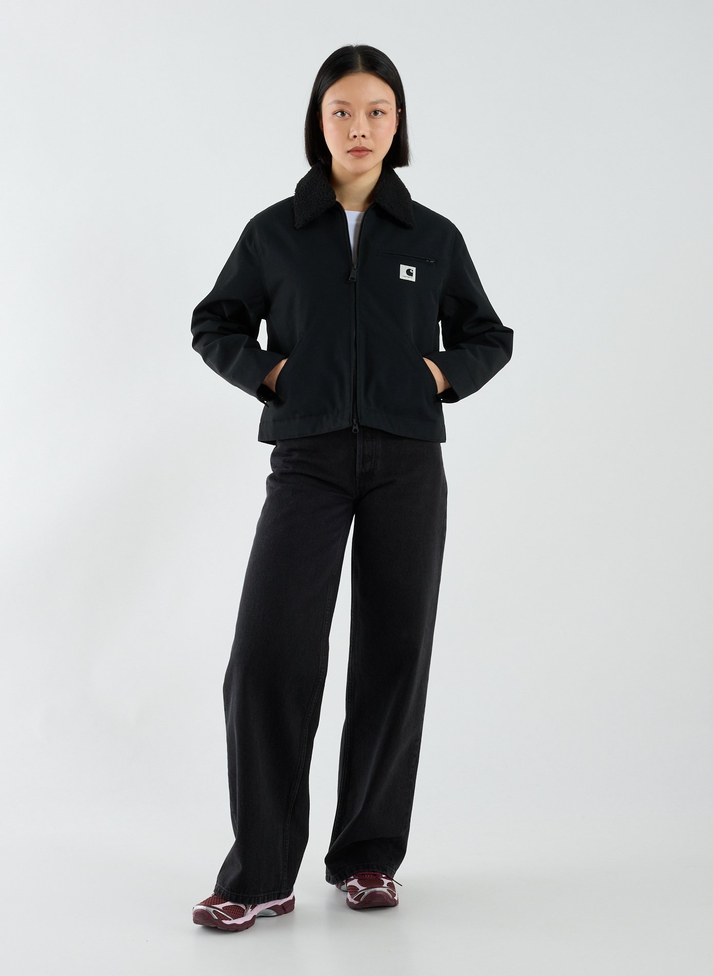 Veste d'exterieur à logo CARHARTT WIP Noir