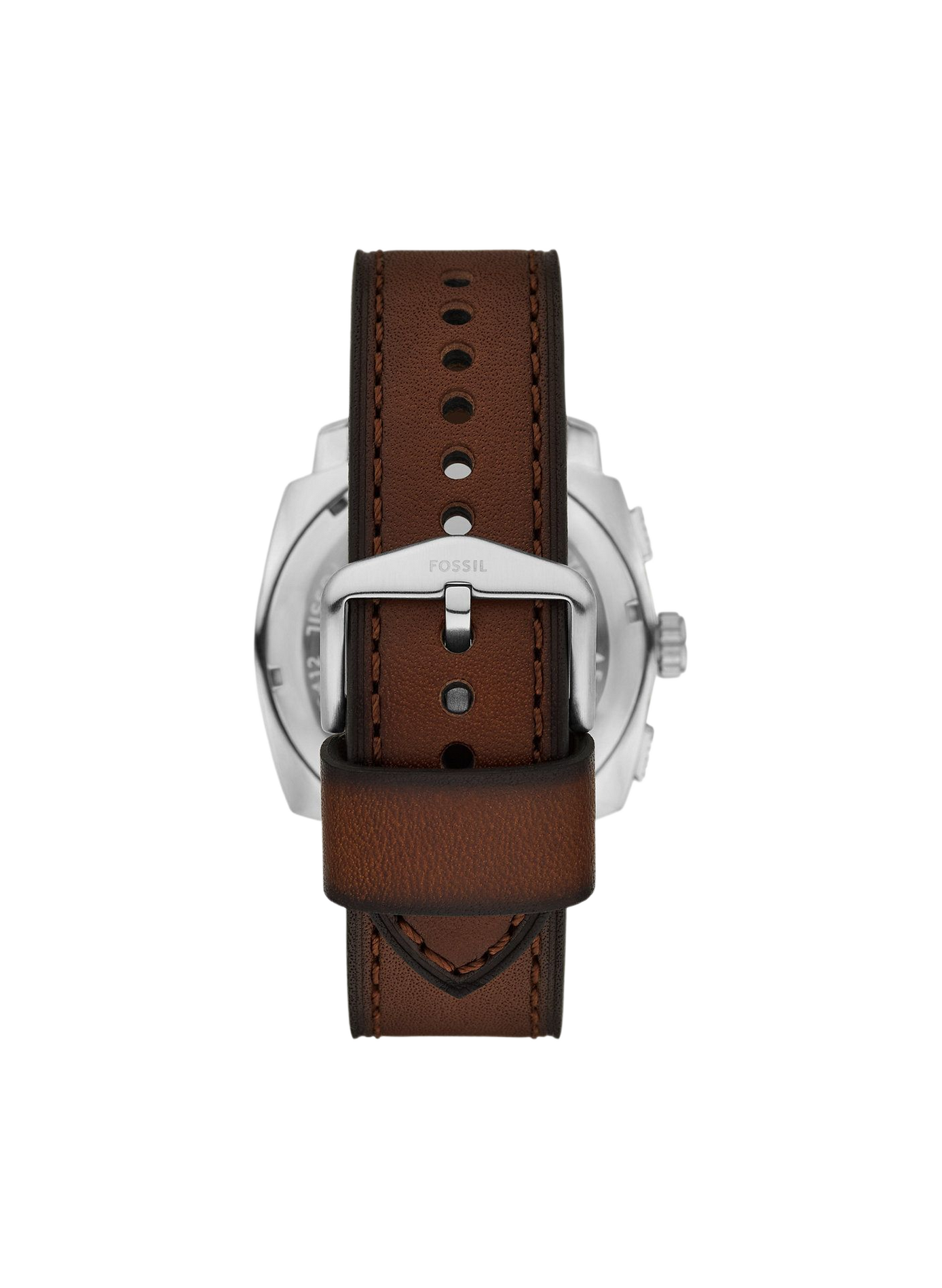 Montre Machine bracelet en cuir FOSSIL Vert