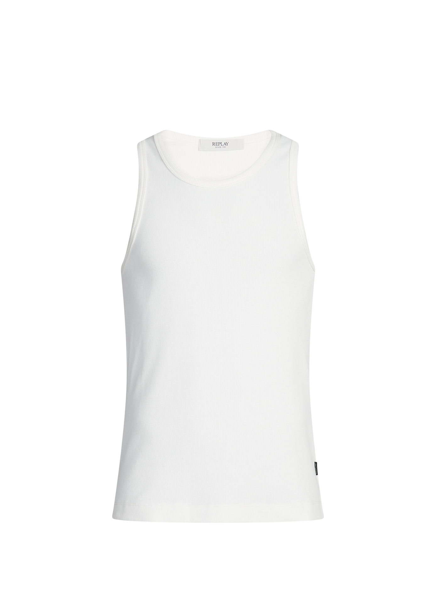 Débardeur en coton mélangé REPLAY Blanc