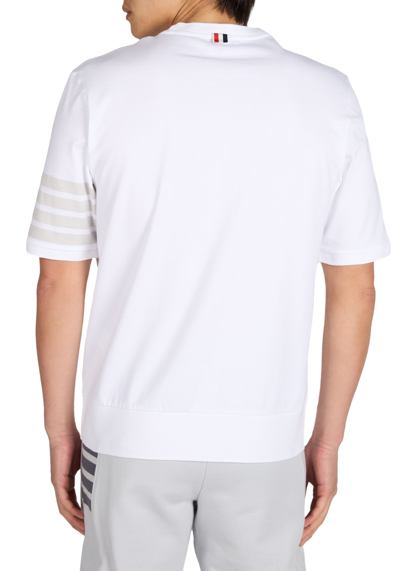 Classic Cotton T-Shirt THOM BROWNE White