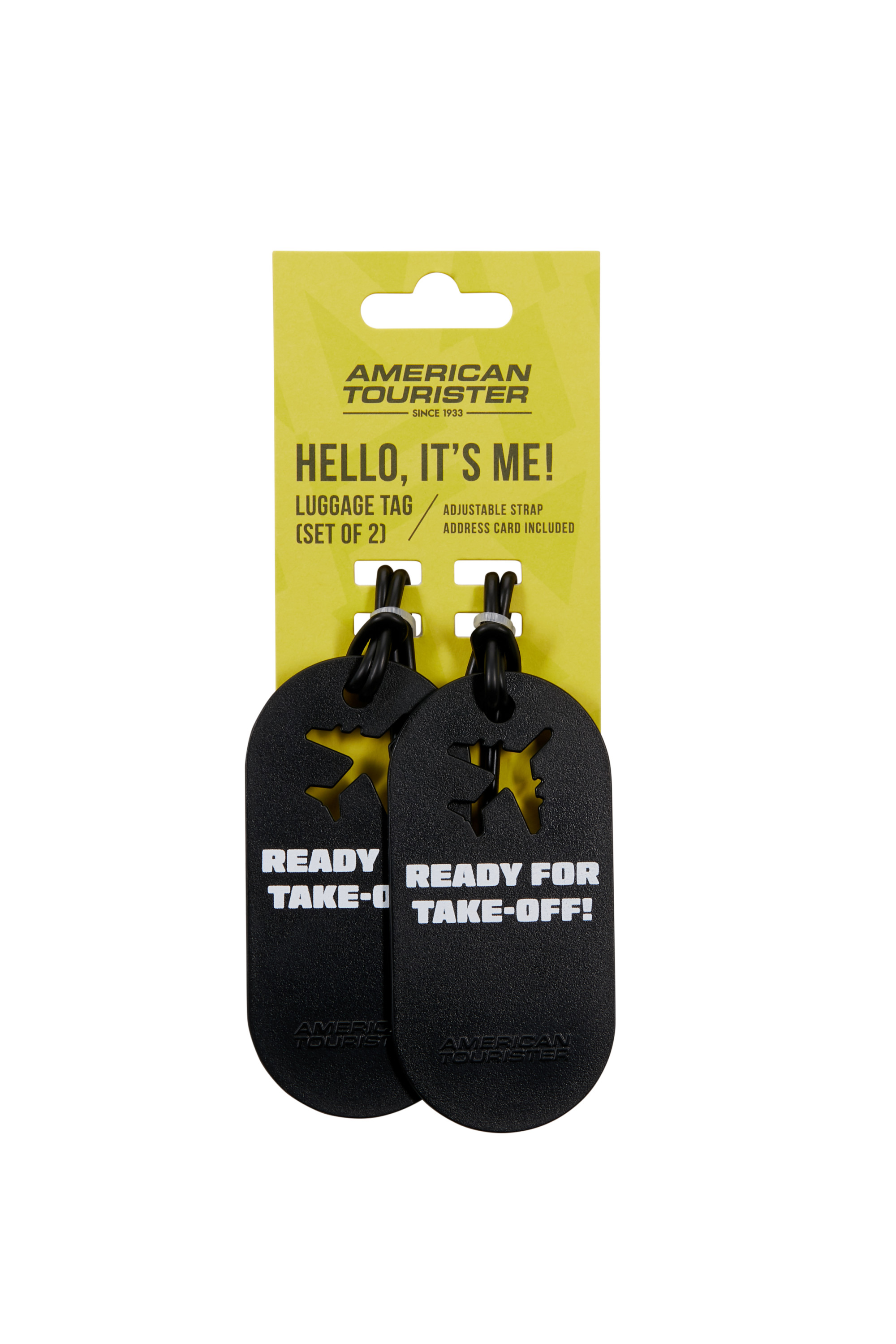 Étiquette bagages taille s Noir