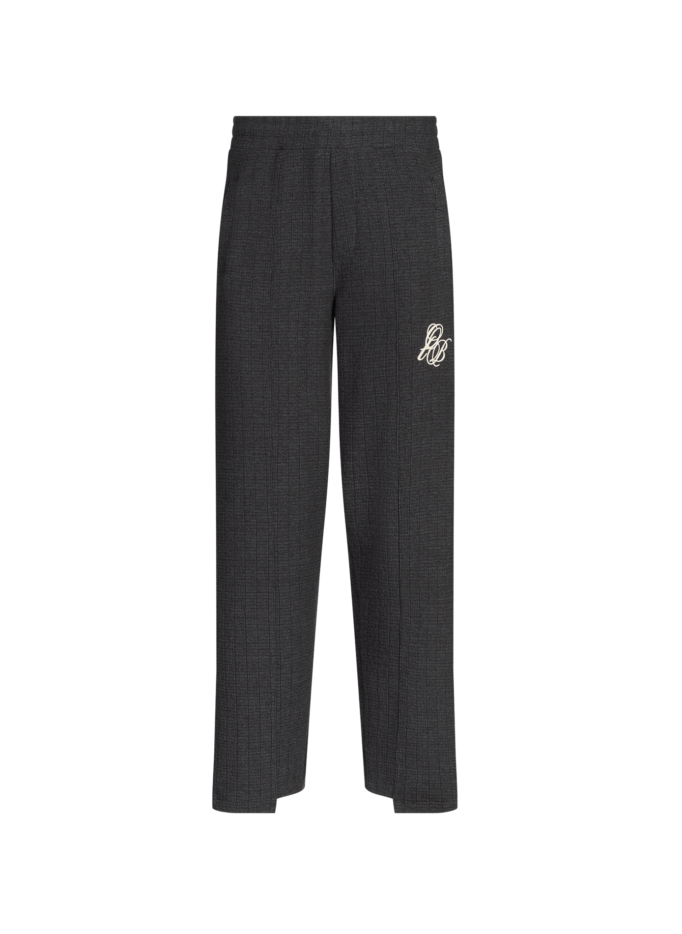 Lounge Wear Drawstring Pants in Cotton and Linen Blend ONLY THE BLIND Grey