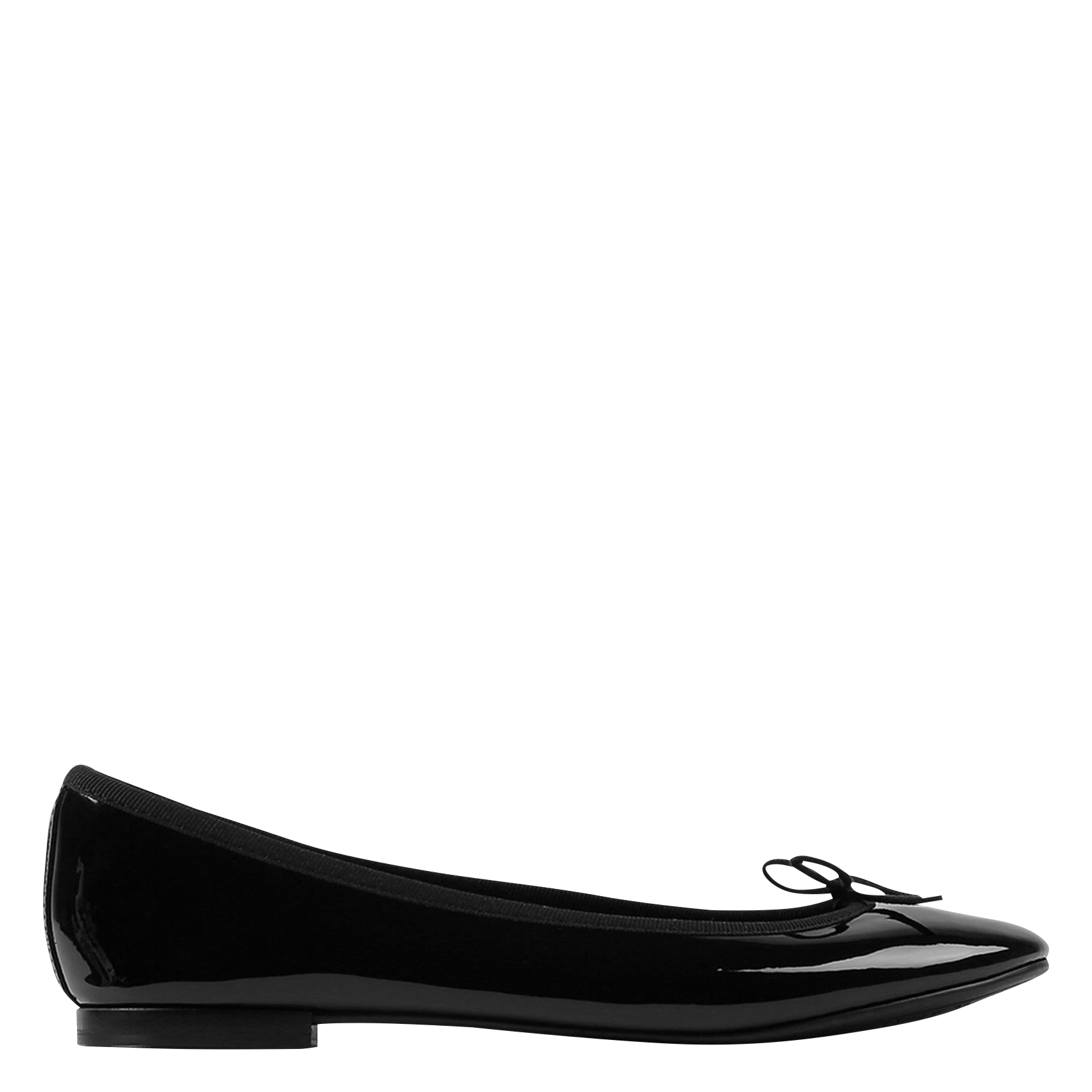 Ballerines en cuir vernis cendrillon REPETTO Noir