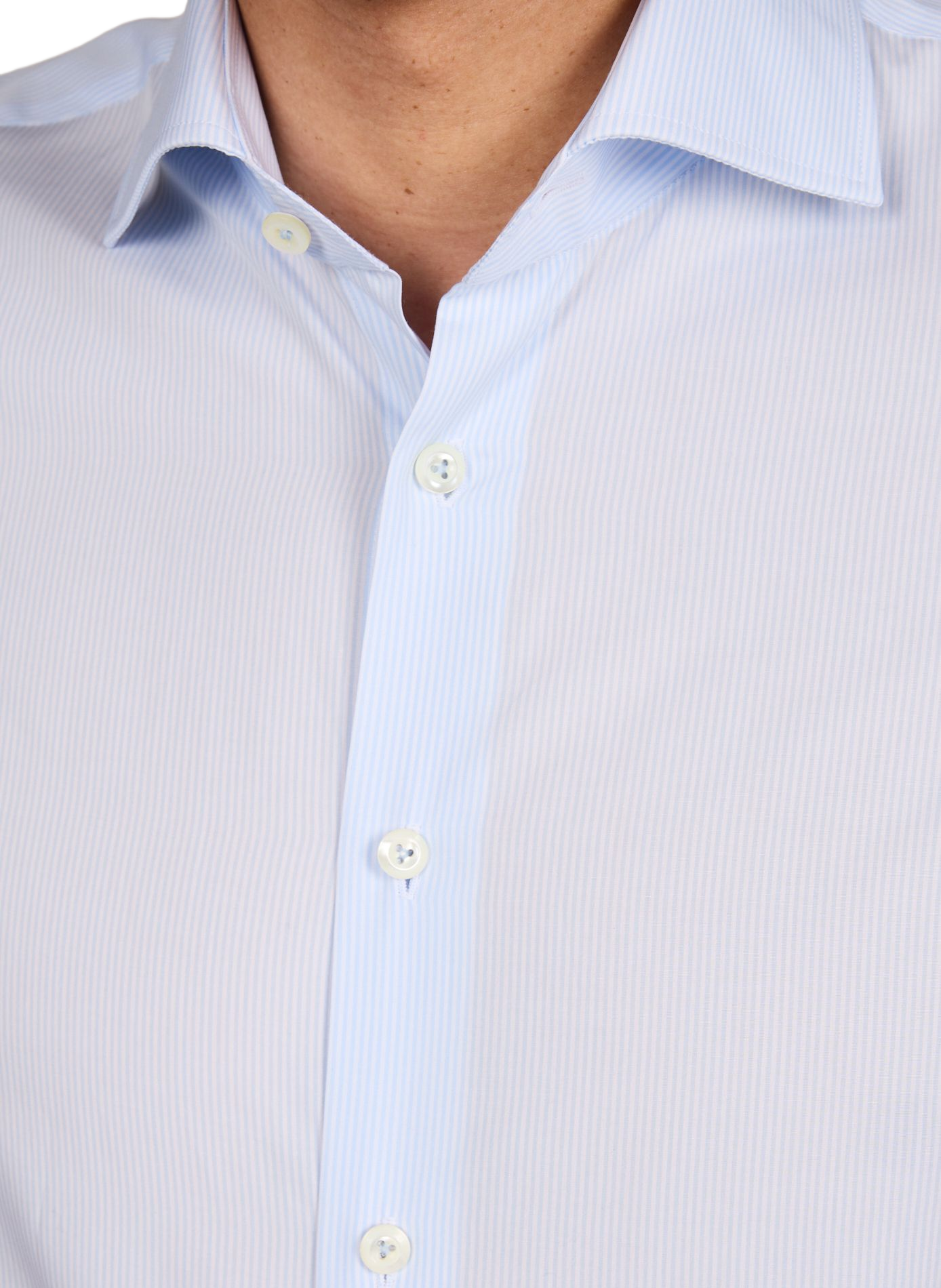 Camicia diritta in cotone VAN LAACK Blu