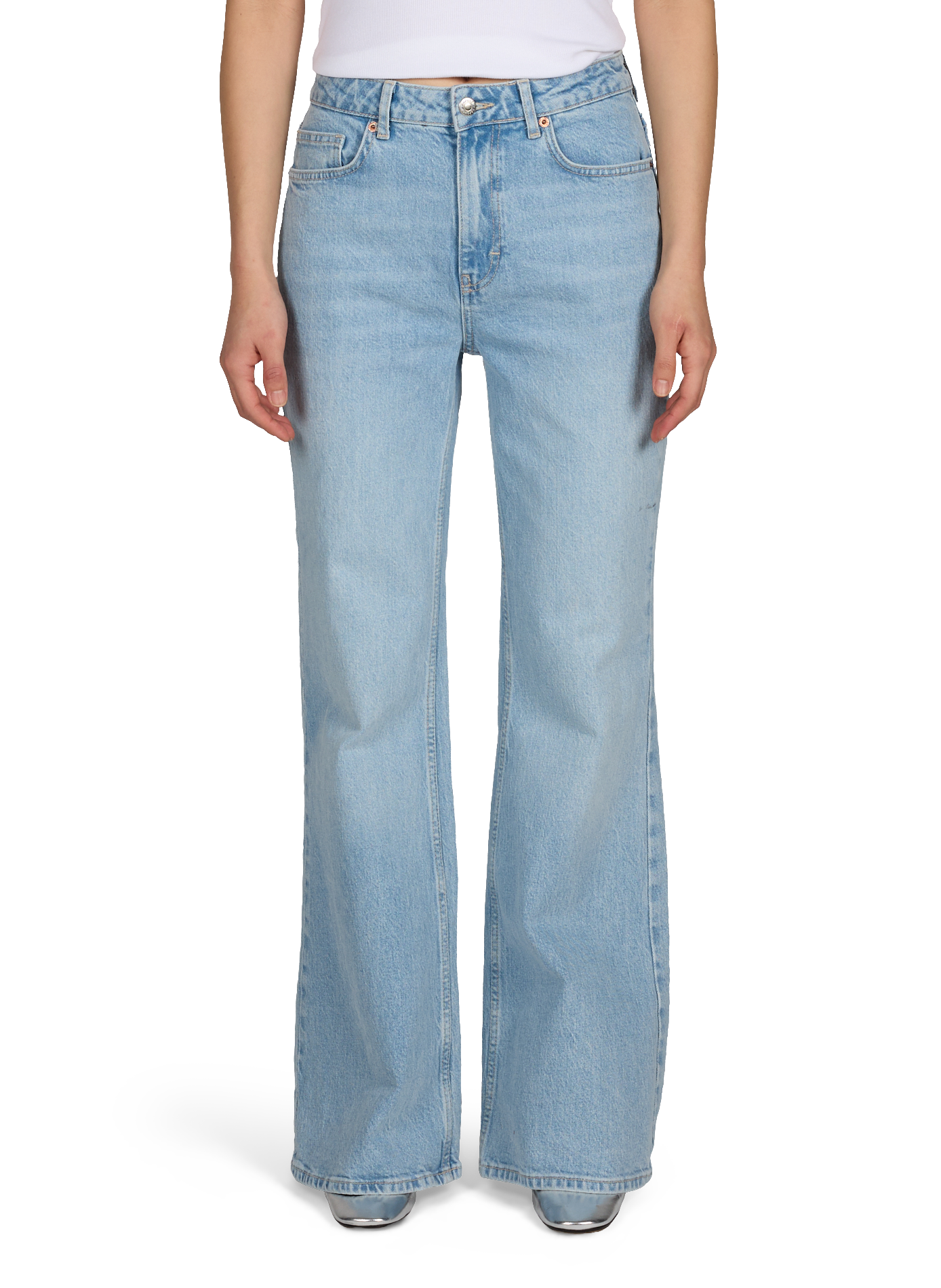 Straight leg jeans Tsmarie in cotton TOPSHOP