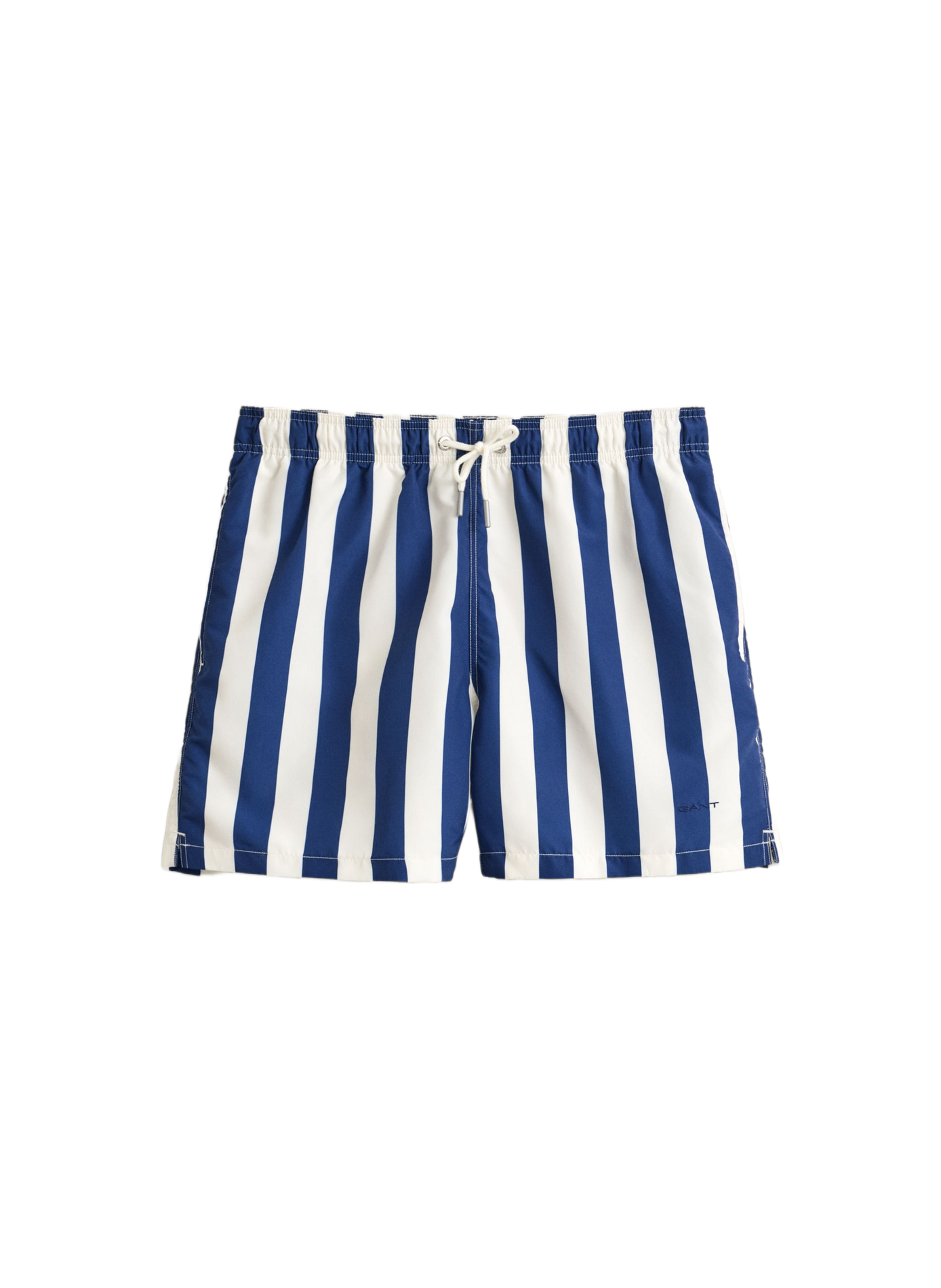 Short da mare a righe con logo. GANT Blu