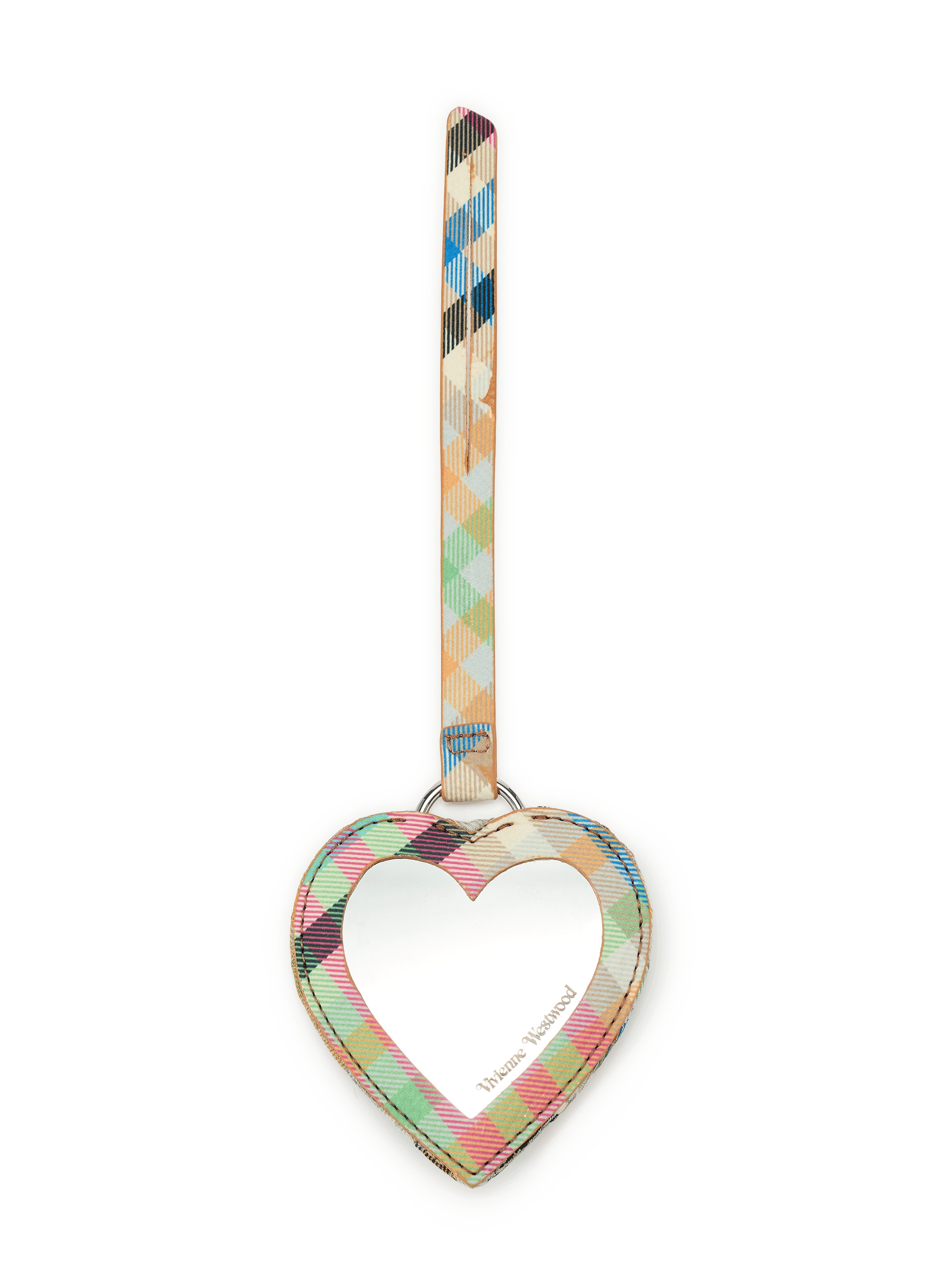 Schlüsselanhänger Heart Mirror aus Wolle VIVIENNE WESTWOOD Mehrfarbig