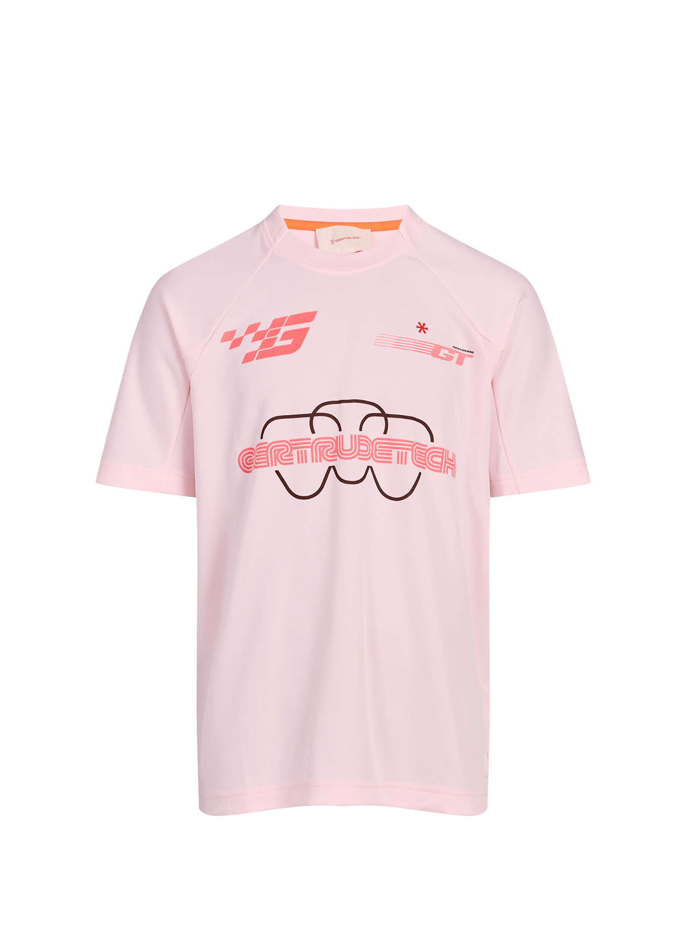 T-shirt ample sérigraphié GERTRUDE ET GASTON Rose