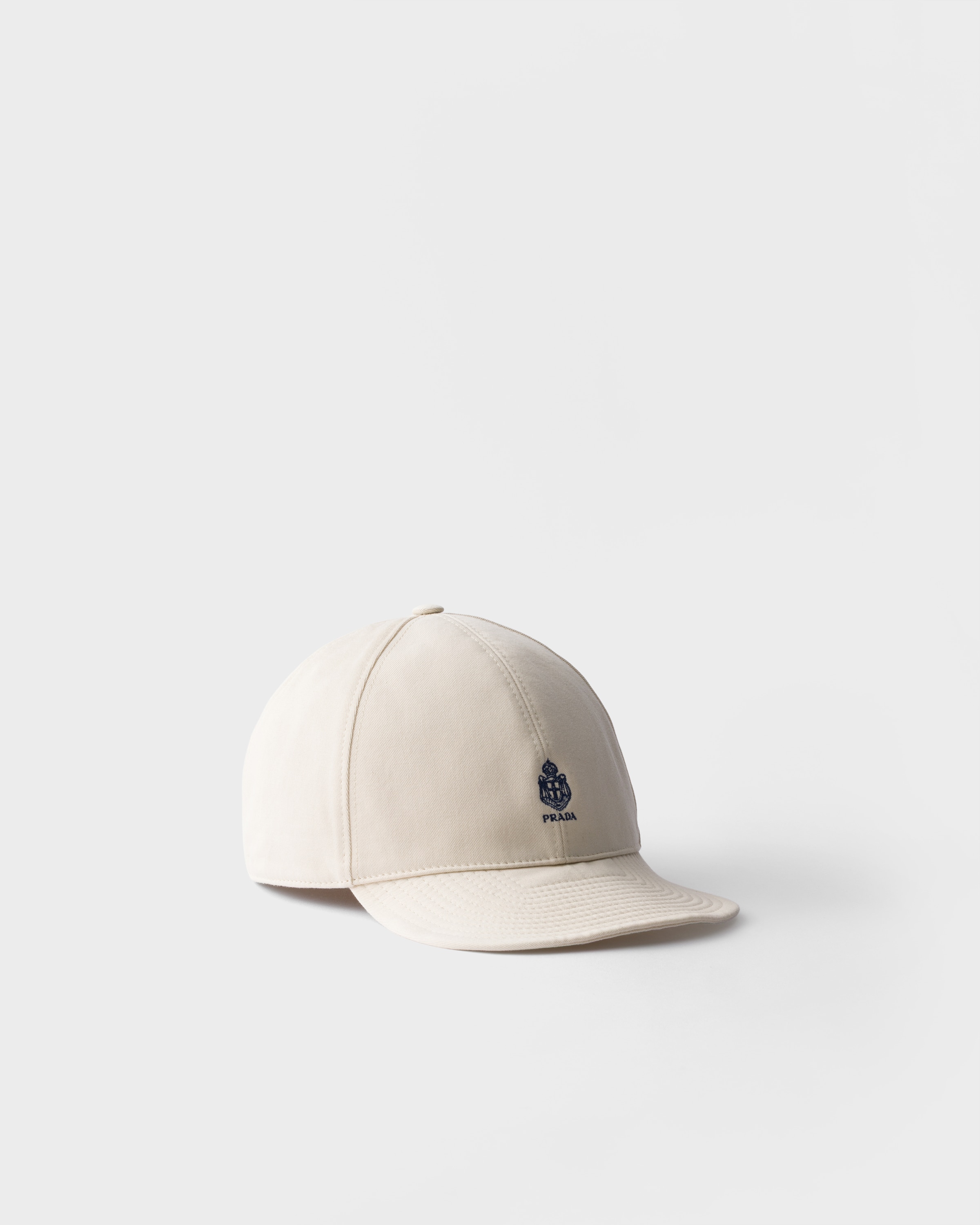 Ancienne casquette de baseball en gabardine PRADA Beige