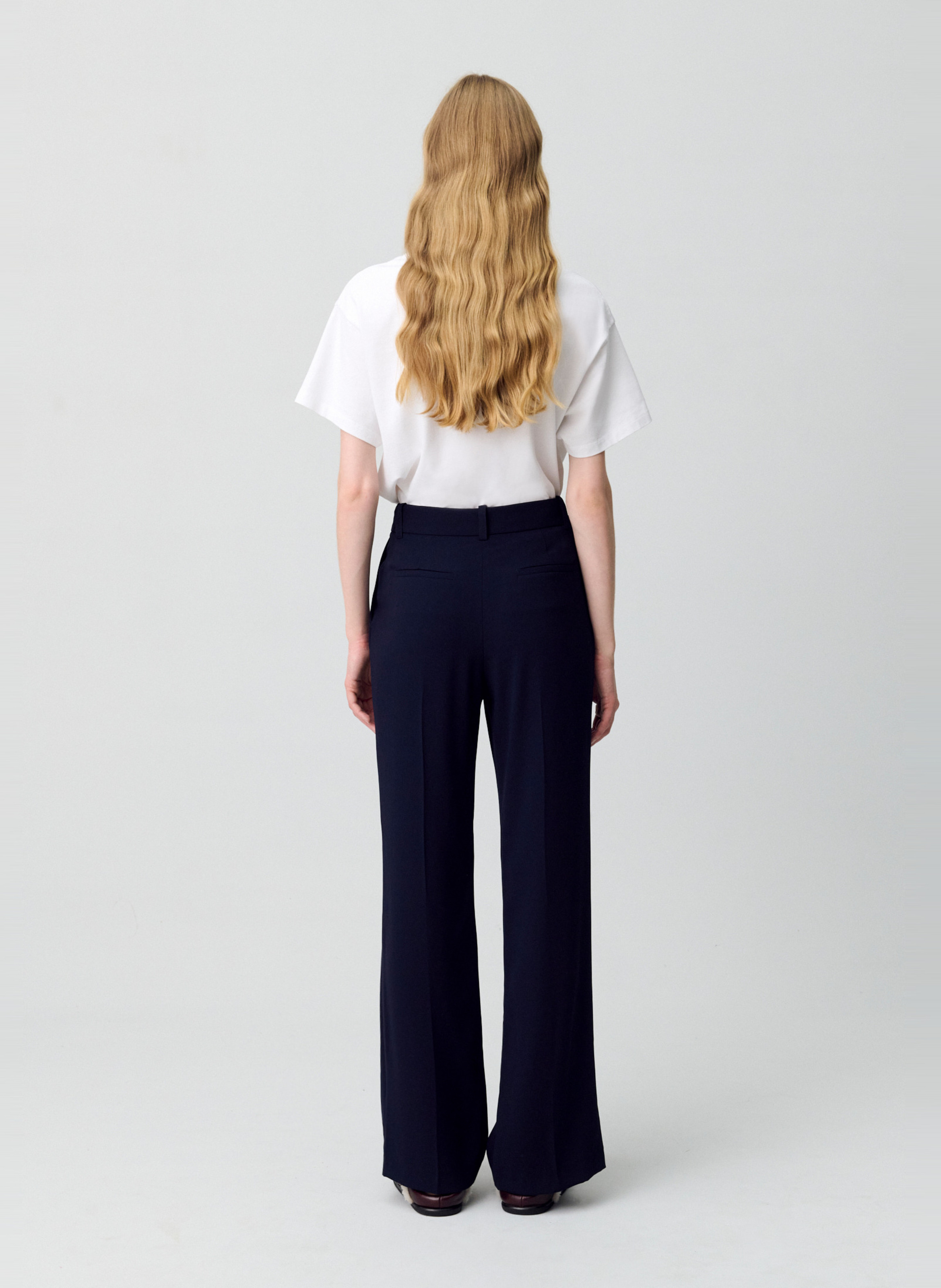 Pantalon droit CLAUDIE PIERLOT Bleu