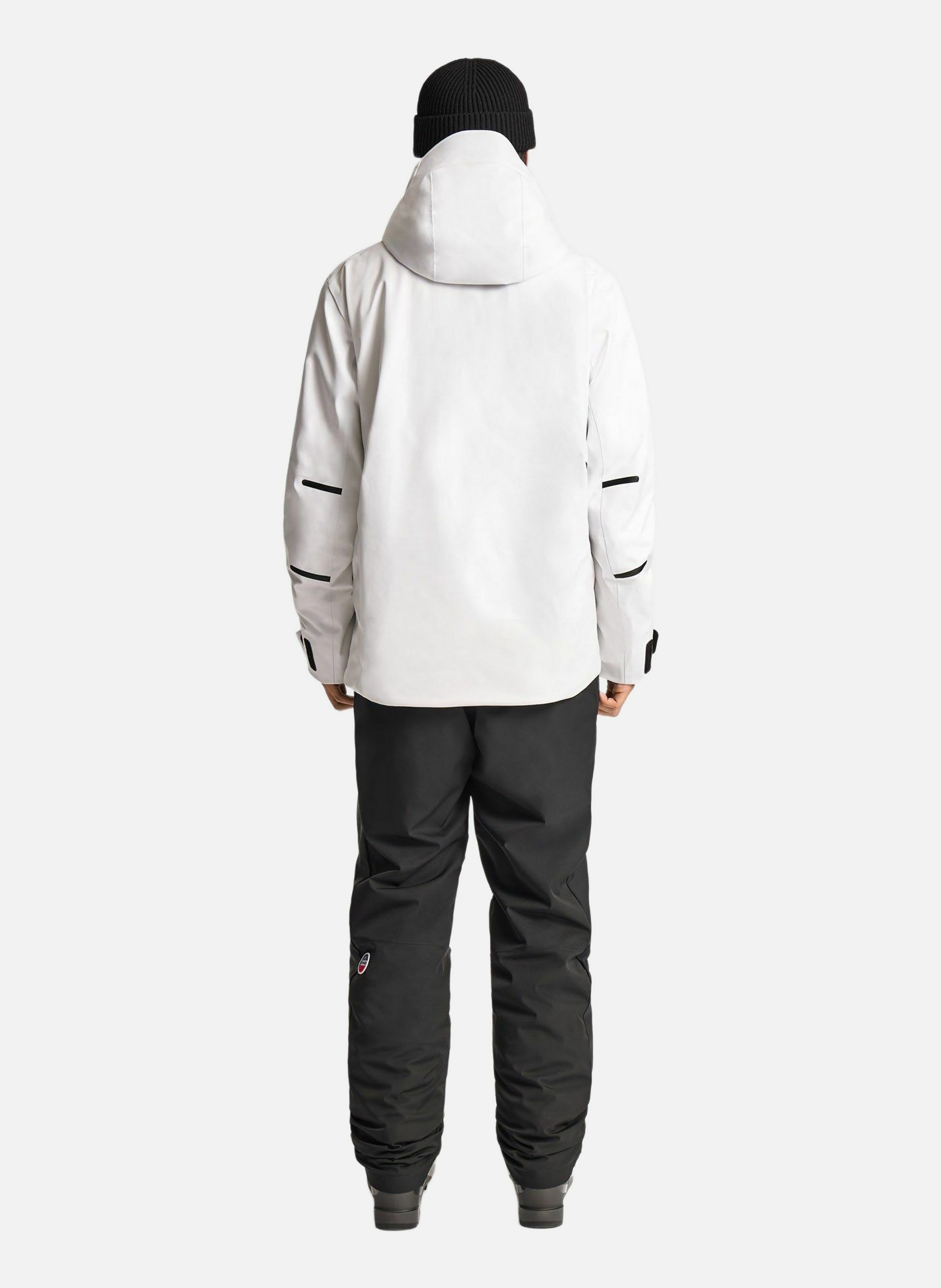 Veste de ski john col capuche coupe regular FUSALP Blanc