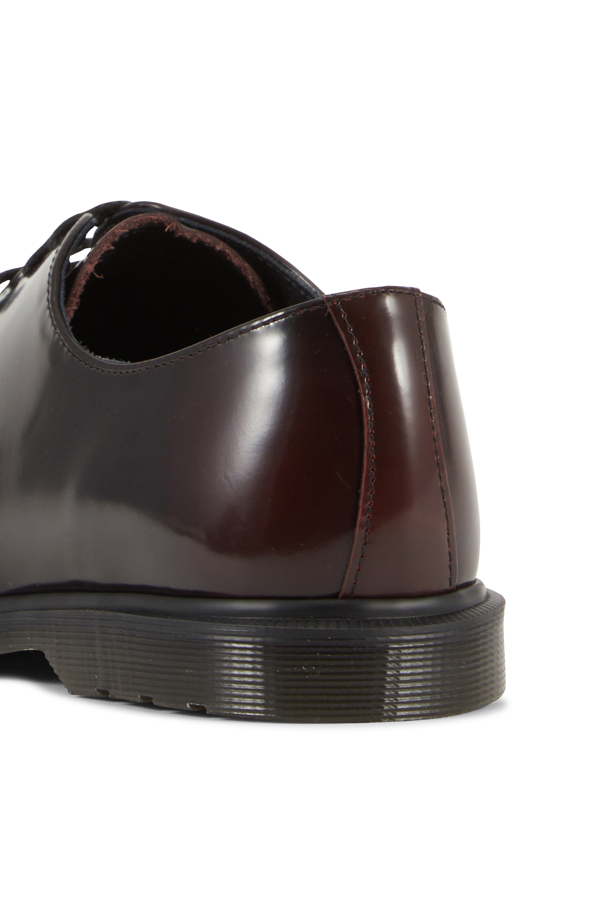 Mocassins en cuir mayfare DR. MARTENS Rouge