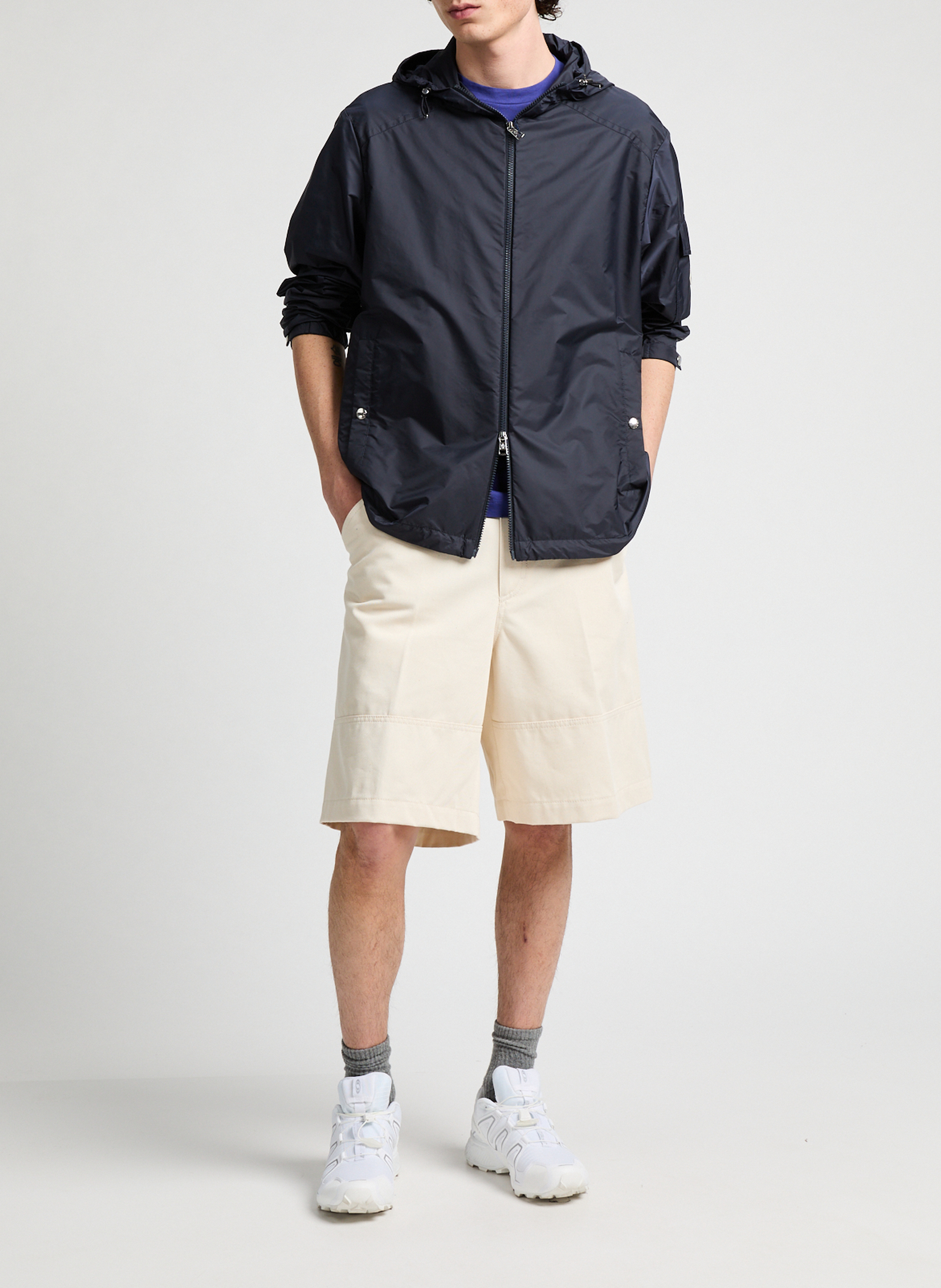 Veste coupe-vent MONCLER Bleu